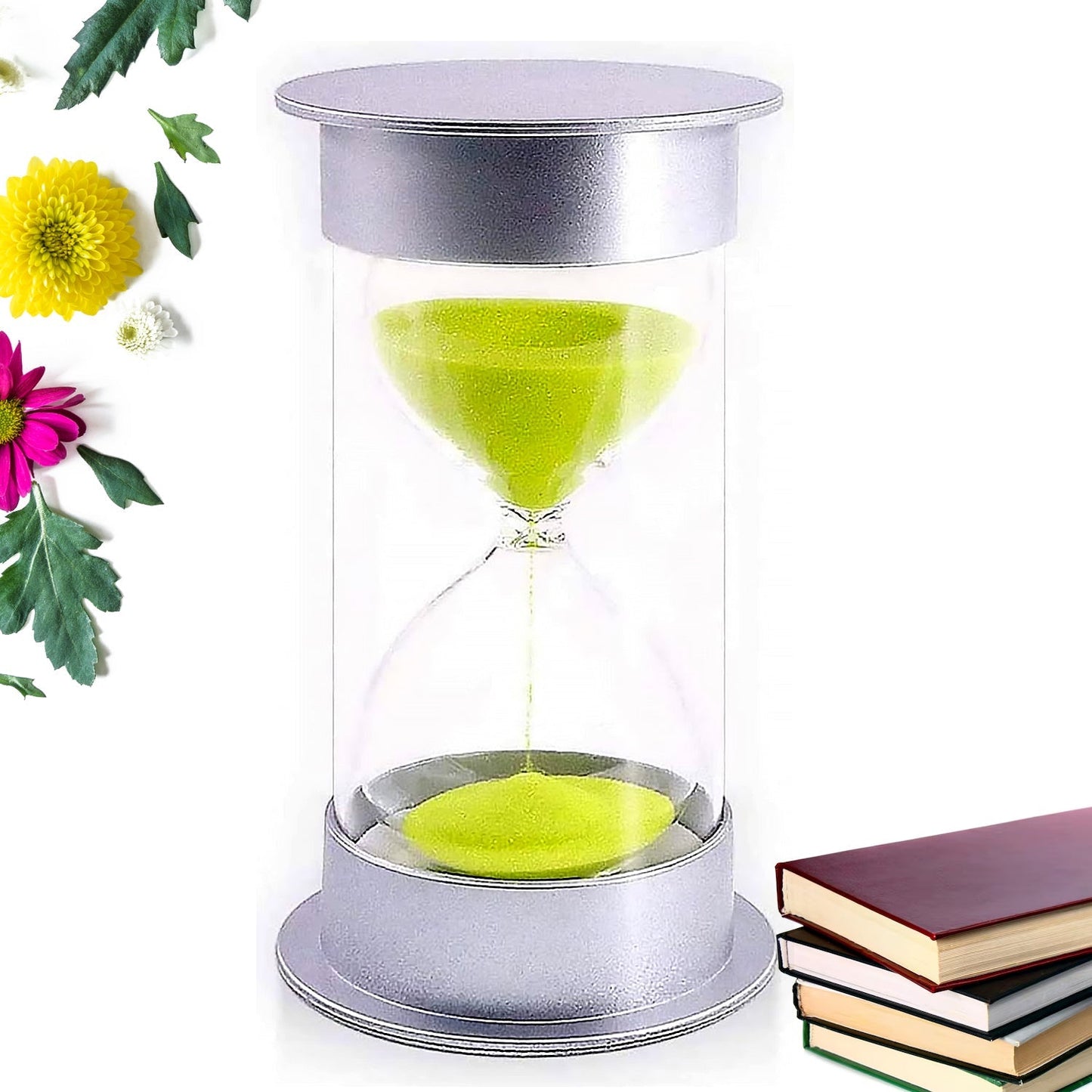 45-Minute Green Sand Timer – Hourglass Time Management Tool for Classroom & Games (Color : Green) Your Brand