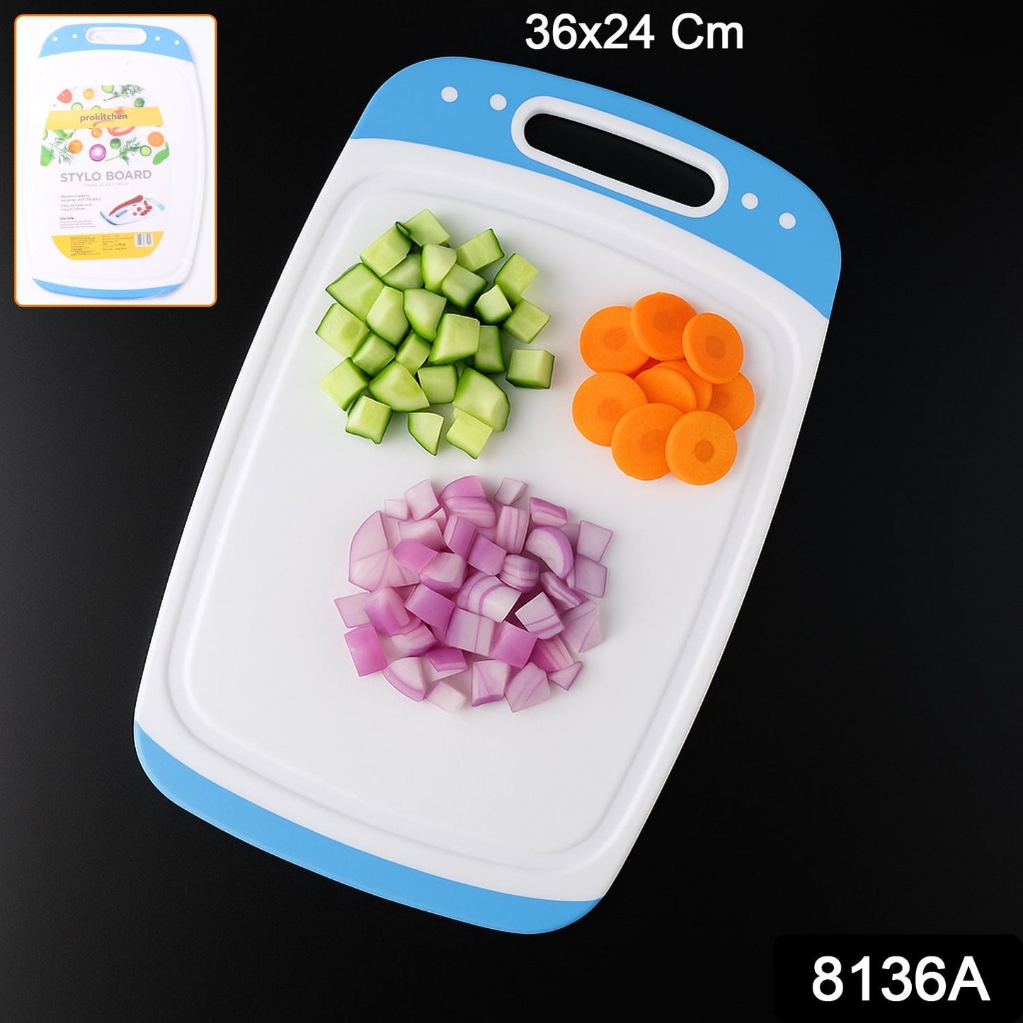 Ganesh Vegetables and Fruits Cutting Chopping Board Plastic Chopper Cutter Board (1 Pc) Your Brand