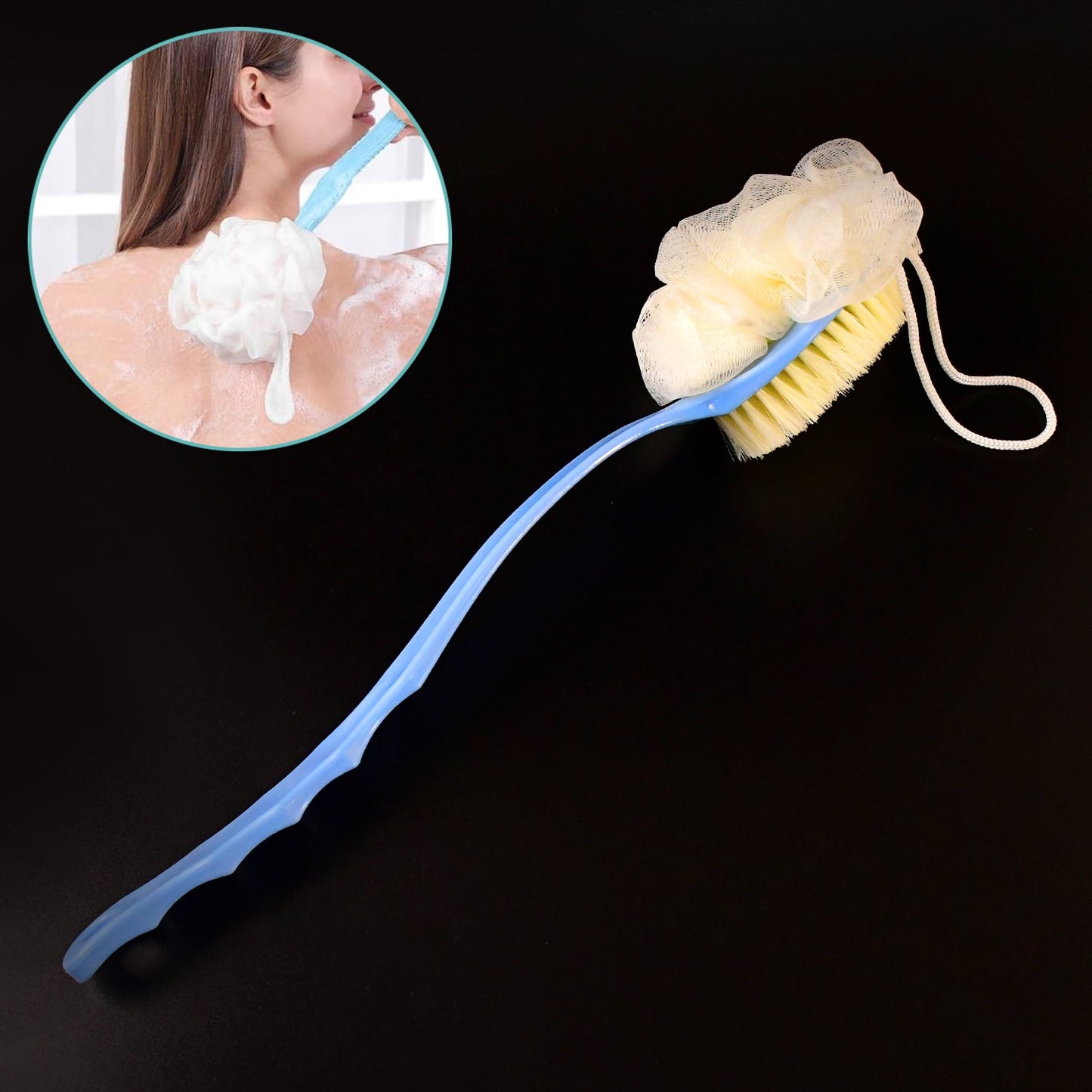 2in1 Bath Brush With Long Handle Your Brand