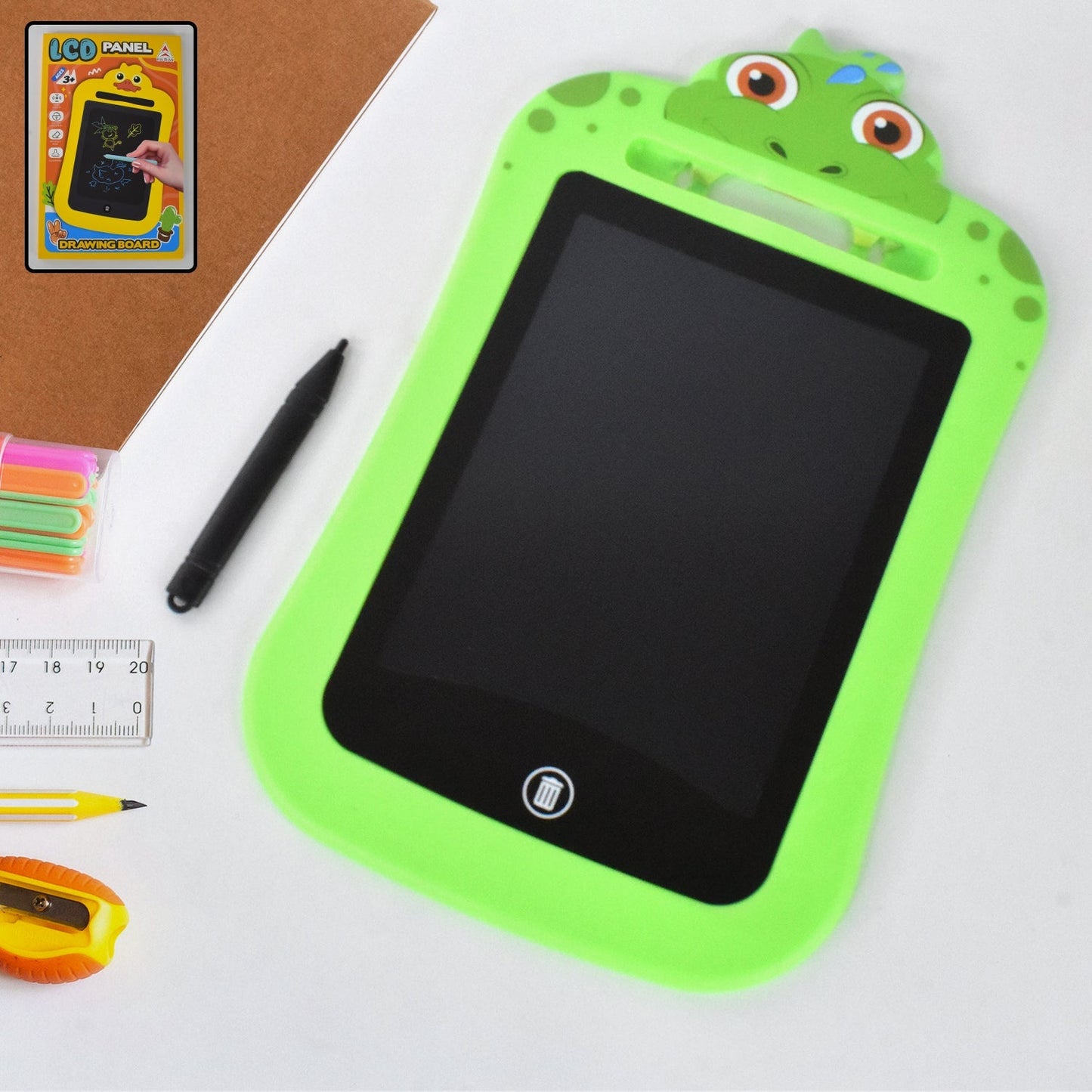 Kids Portable LCD Writing Tablet (1 Pc / Mix Design) Your Brand