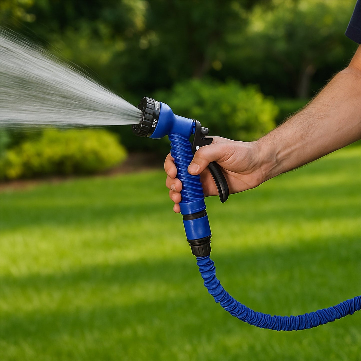 50 Ft Expandable Hose Pipe Nozzle For Garden Wash Car Bike With Spray Gun Your Brand