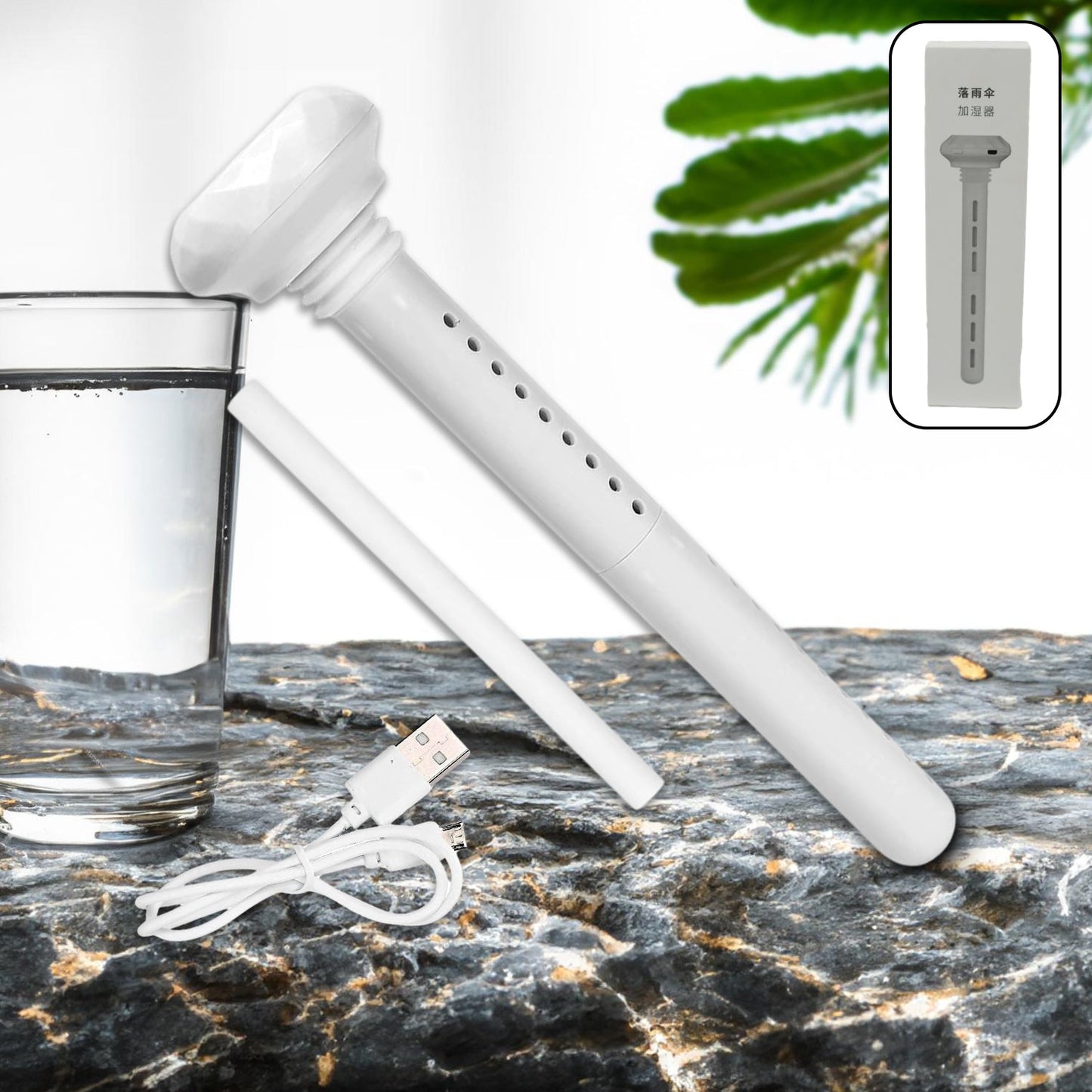 Mini Portable USB Humidifier – Quiet Cool Mist for Car, Home, Office, Travel (1 Pc) Your Brand