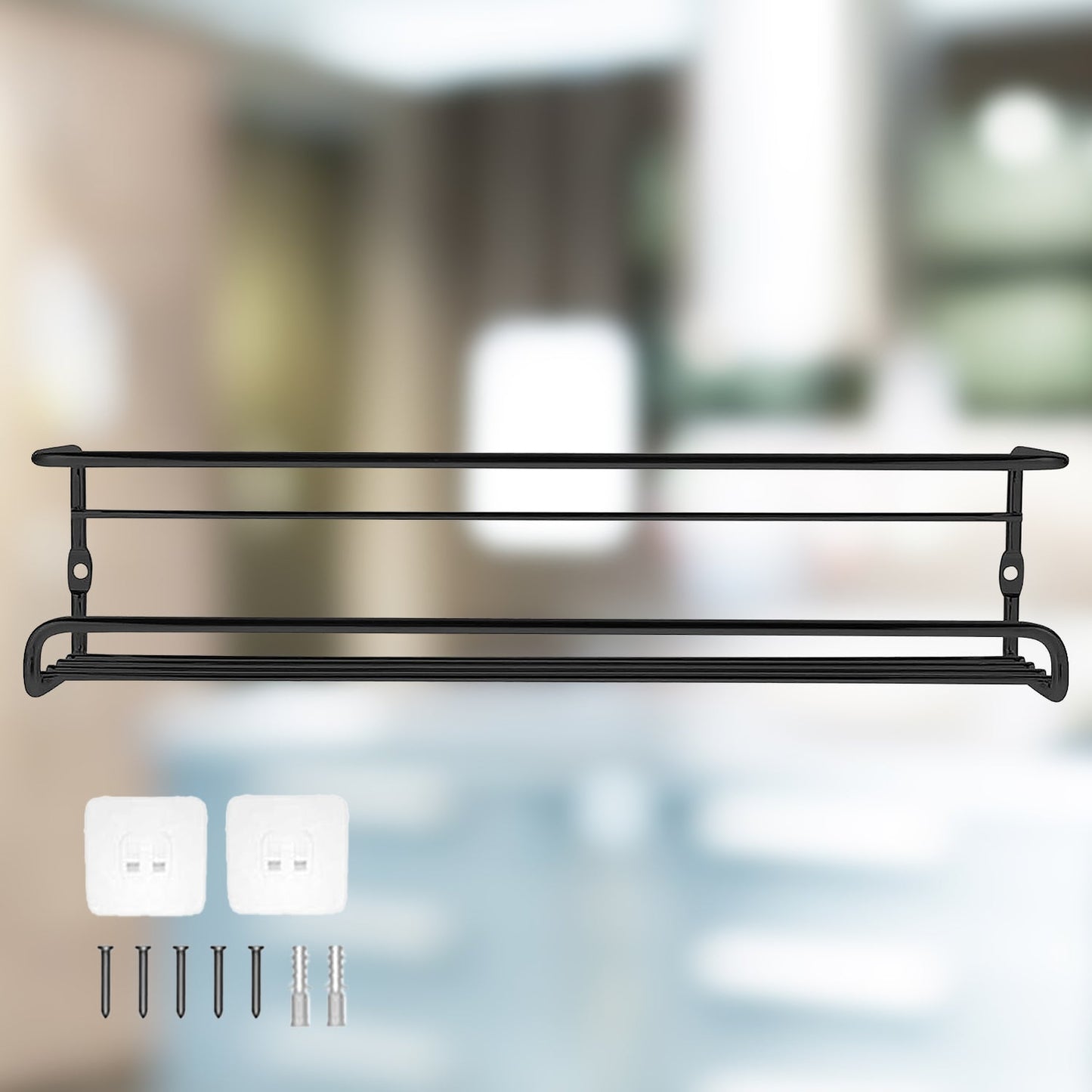 Spice Bottle Storage Rack Hanging Spice Rack Hanging Spice Rack Seasoning Holder Metal Storage Hanging Rack (1 Pc) Your Brand