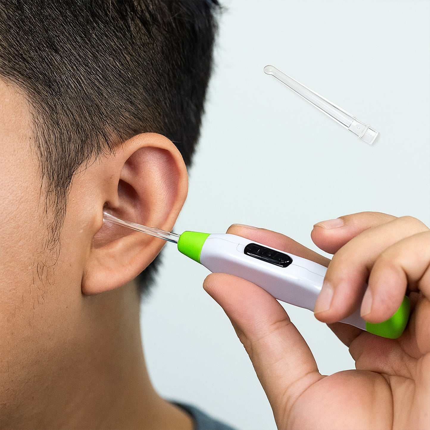 5-in-1 LED Flashlight Earpick with Interchangeable Transparent Ear Wax Removal Heads Your Brand