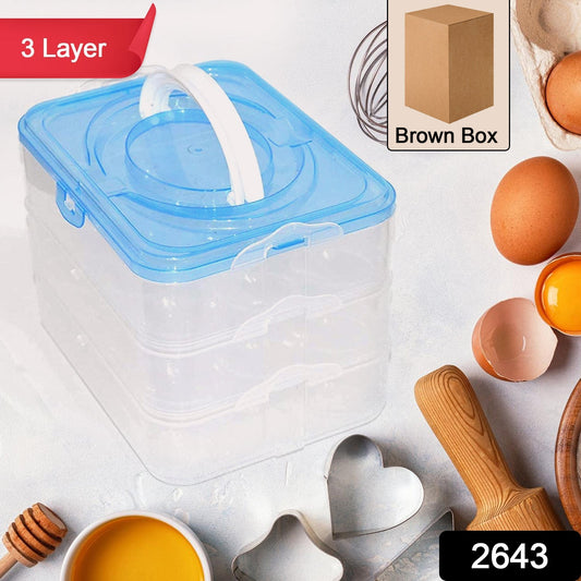 3-Layer Plastic Refrigerator Egg Storage Box (36 Grid) Your Brand