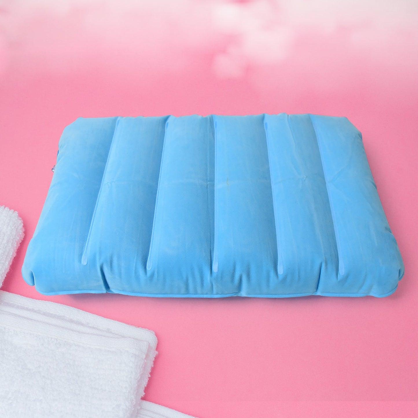 Inflatable Camping Pillows, Travelling Air Pillow Soft Comfortable Air Inflatable Travel Pillow (48×30 Cm / 1 pc) Your Brand
