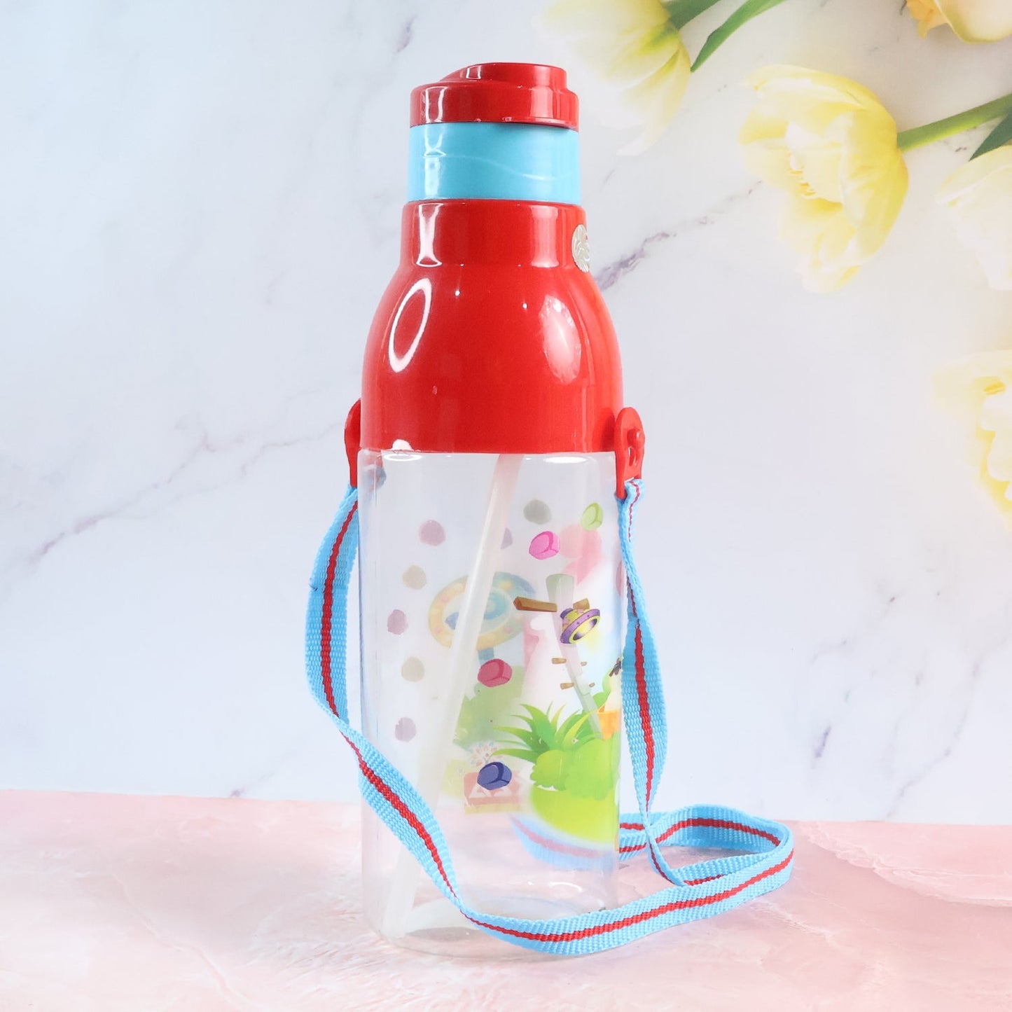 900ml Insulated Water Bottle with Dori & Straw: Leakproof, BPA-Free, Sports Bottle Your Brand