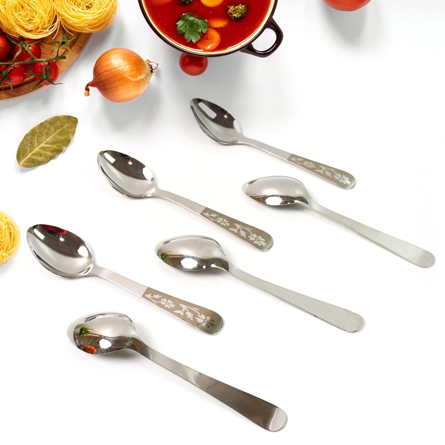 Stainless Steel Table Spoons Set of 6 Your Brand