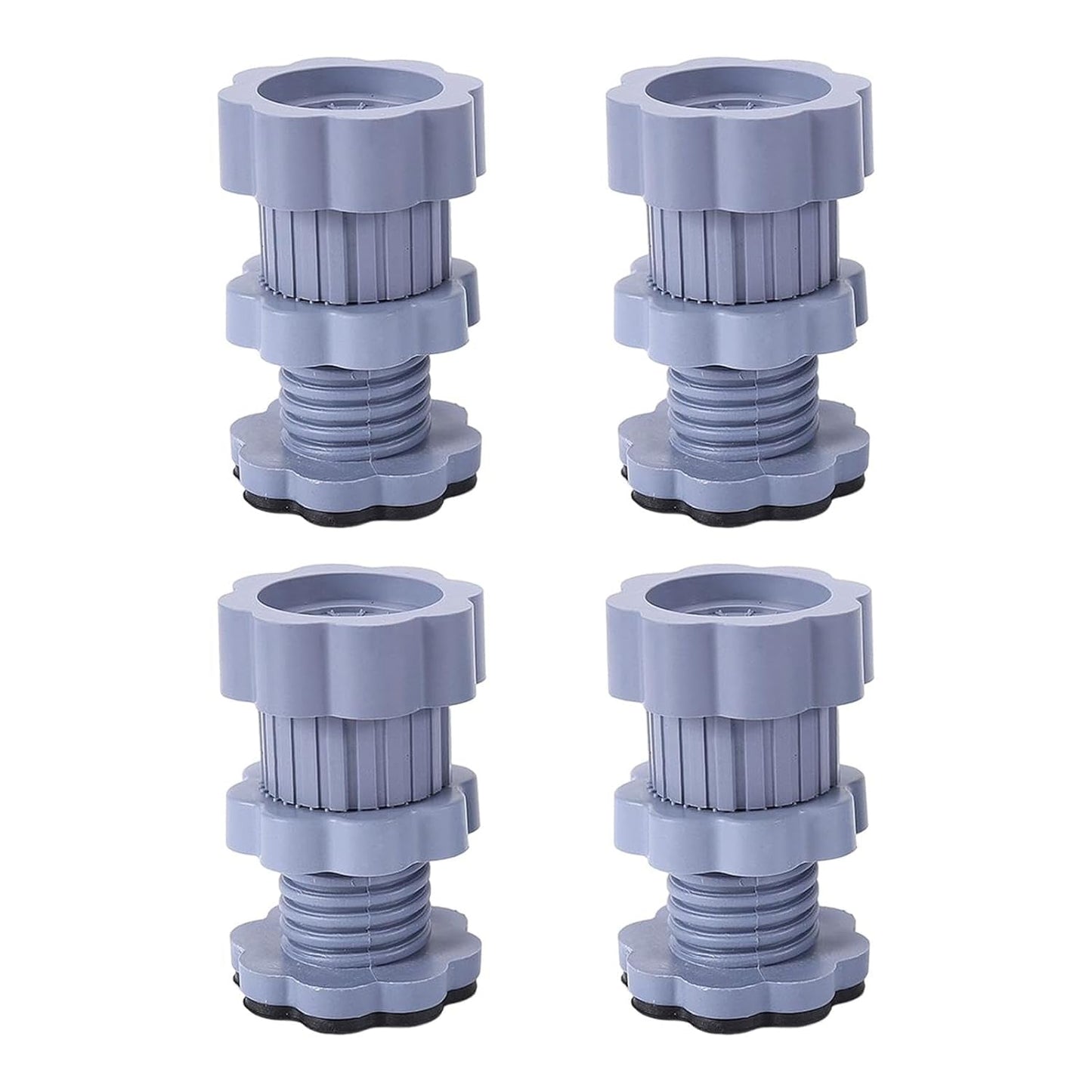 Adjustable Anti-Vibration Washing Machine Support Stand – Non-Slip PVC Lifting Stand (4 Pc Set) Your Brand