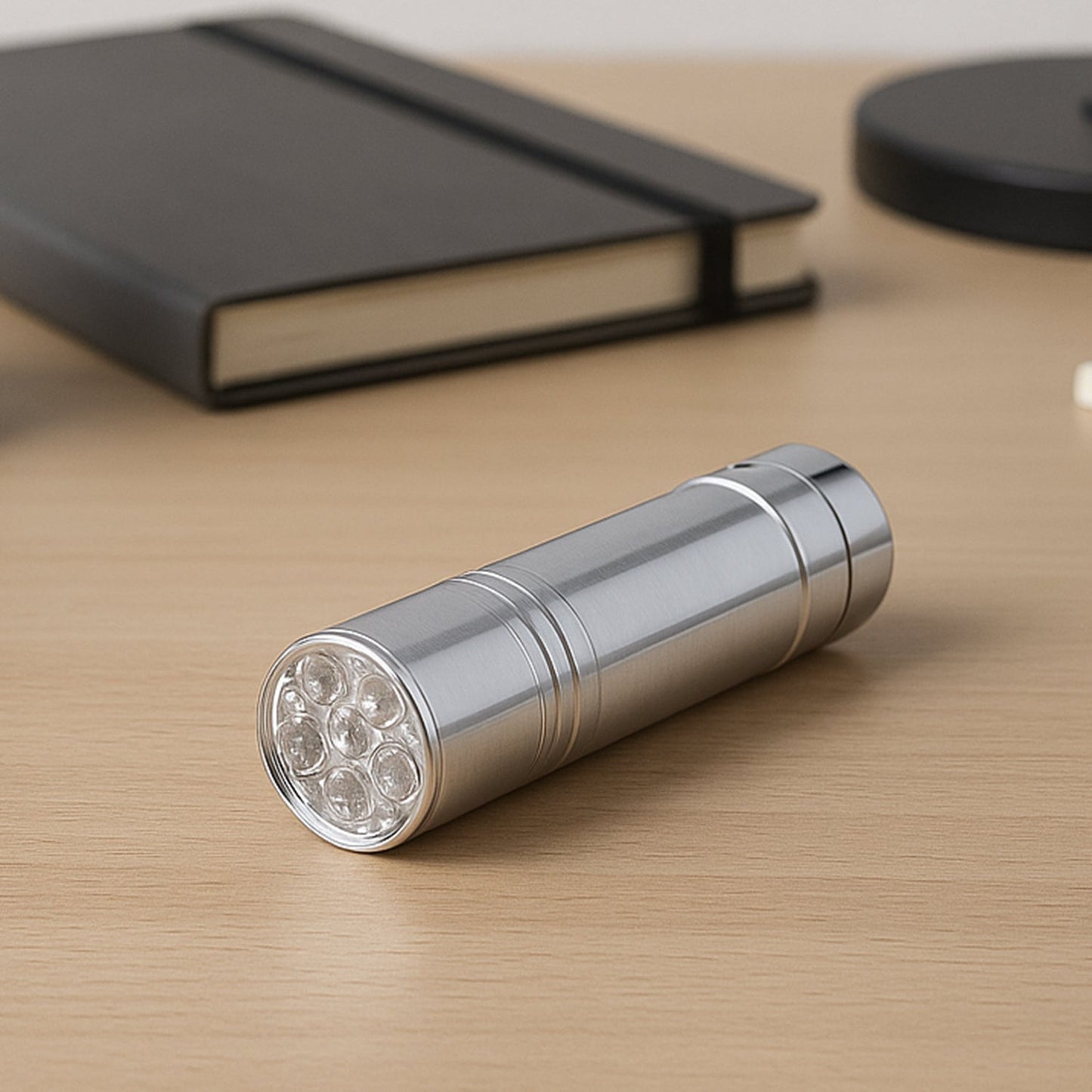 Portable Mini Torch, Super-Bright Mini 6 LED Bulb Pocket Torches - Small Keyring Torch Flashlight for Camping, Hiking, DIY, Travelling, Outdoors and More 3 Battery operated (Battery not included / 1 pc / Mix Color ) Your Brand