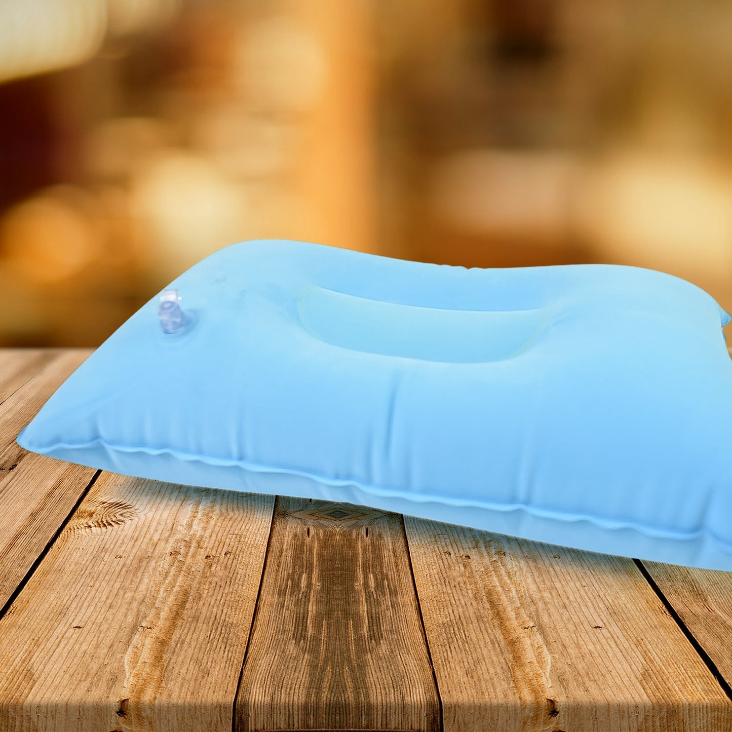 Comfortable Inflating Travel Pillow (34×21 Cm / 1 Pc / Mix Color) Your Brand