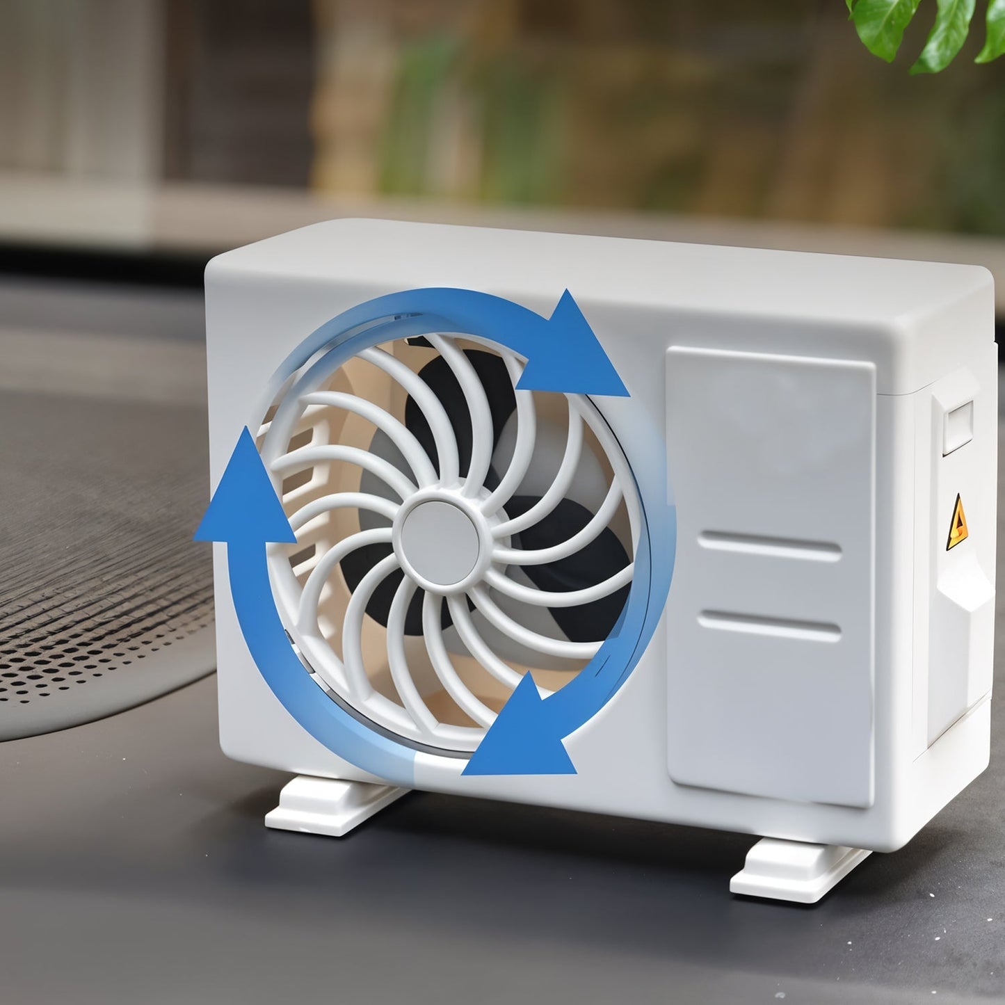 AC Design Solar-Powered Car Air Freshener: Built-in Perfume Diffuser for Dashboard and AC Vent Your Brand