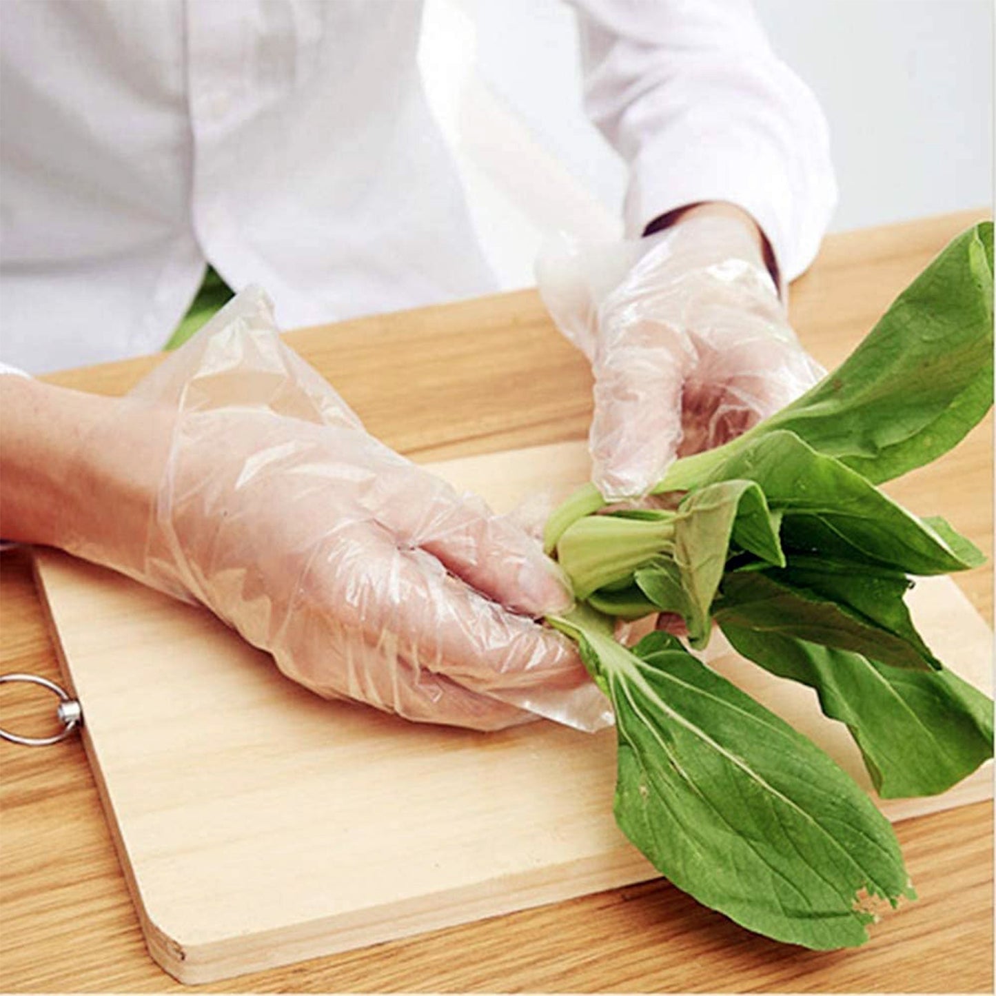 Eco-Friendly Kitchen Hand Gloves, Disposal hand gloves, Free size (100 Pc) Your Brand