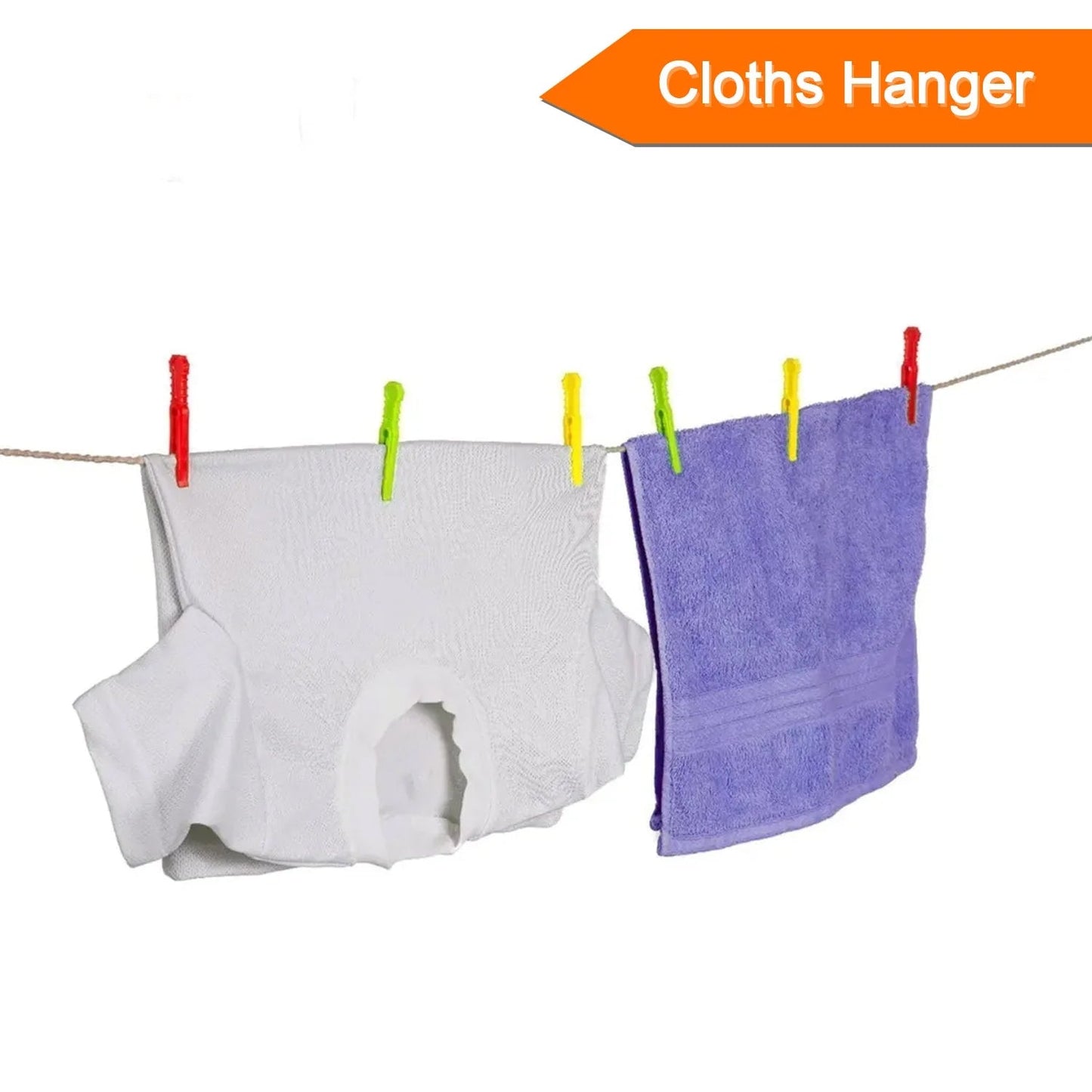 36Pcs MULTIPURPOSE PLASTIC CLOTH HANGING PEGS / CLIPS - 36 PCS Your Brand