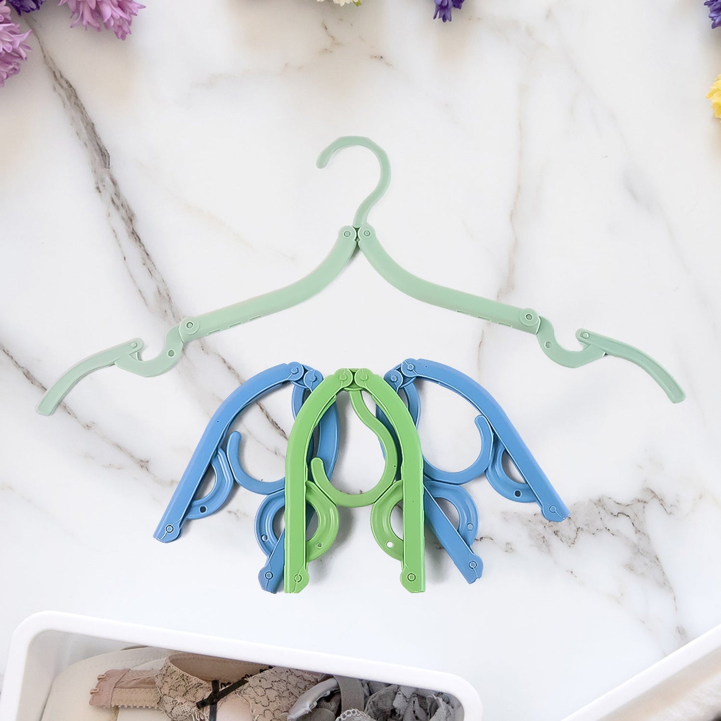 Travel Hangers, Portable Folding Clothes Hangers (4 Pc / Big) Your Brand