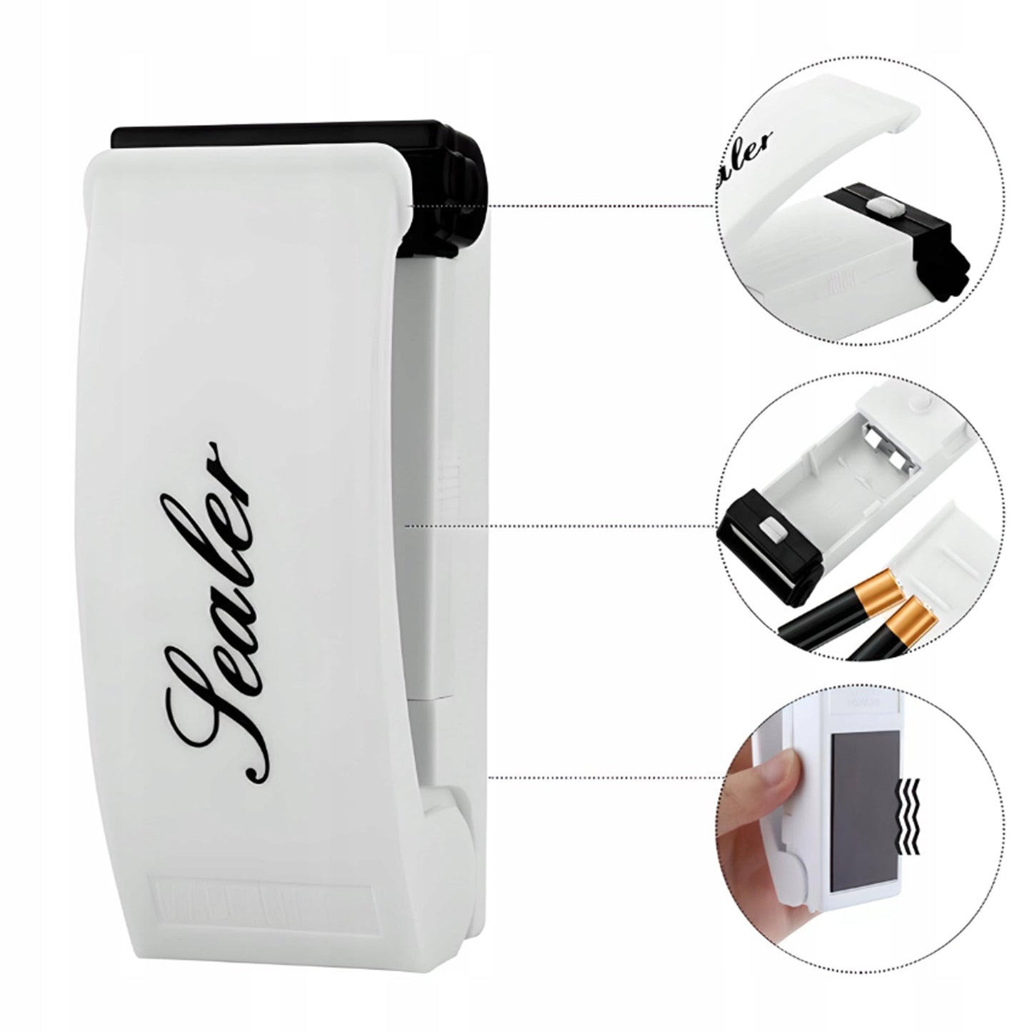 Portable Handheld Plastic Bag Sealer Machine (1 Pc) Your Brand