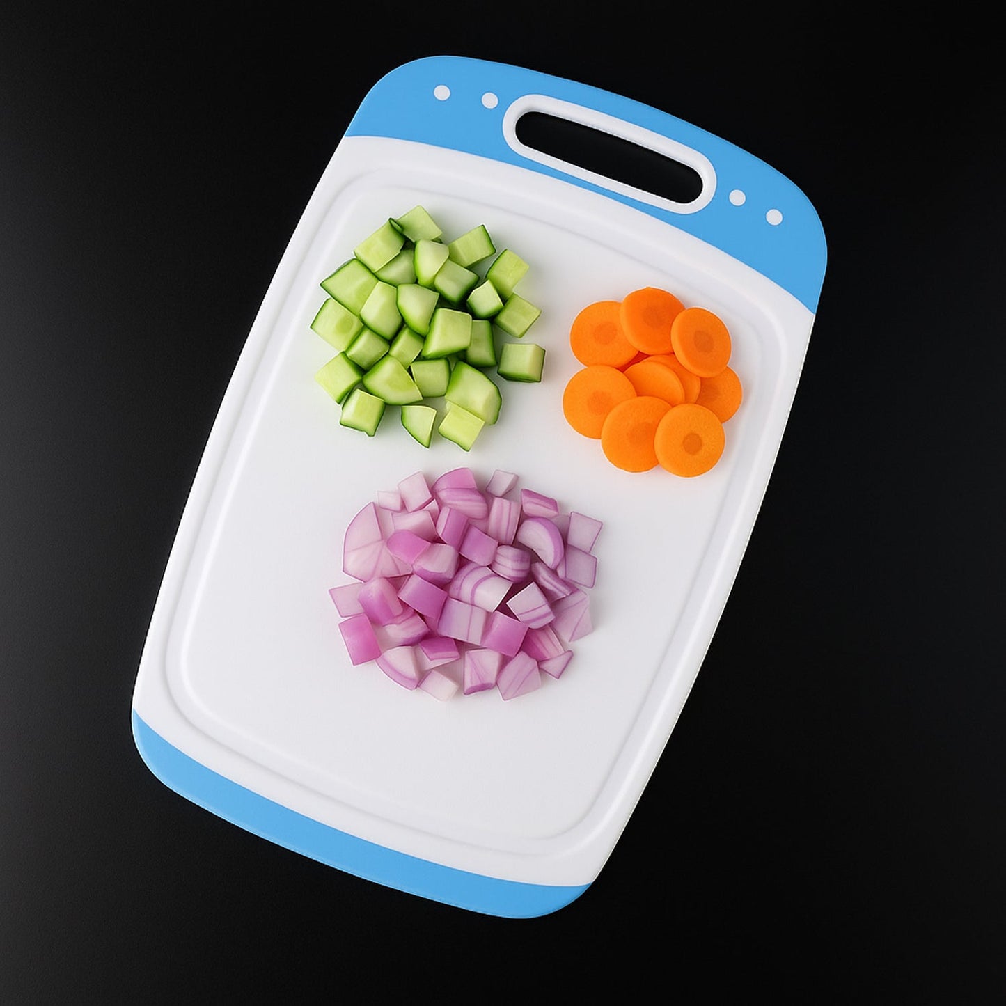 Ganesh Vegetables and Fruits Cutting Chopping Board Plastic Chopper Cutter Board (1 Pc) Your Brand