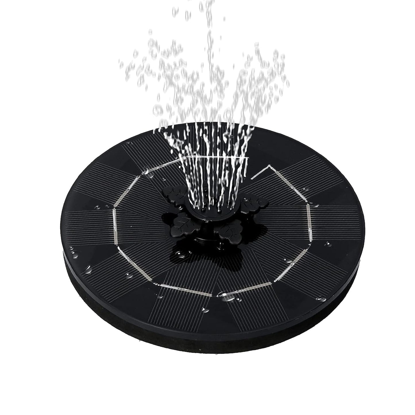 Fast Fountain by Pocket Hose - Solar-Powered - Instantly Adds a Water Feature Virtually Anywhere - 5 Spray Modes - No Installation or Batteries Required - Great for Bird Baths, Pools, Pond & More (1 Pc) Your Brand