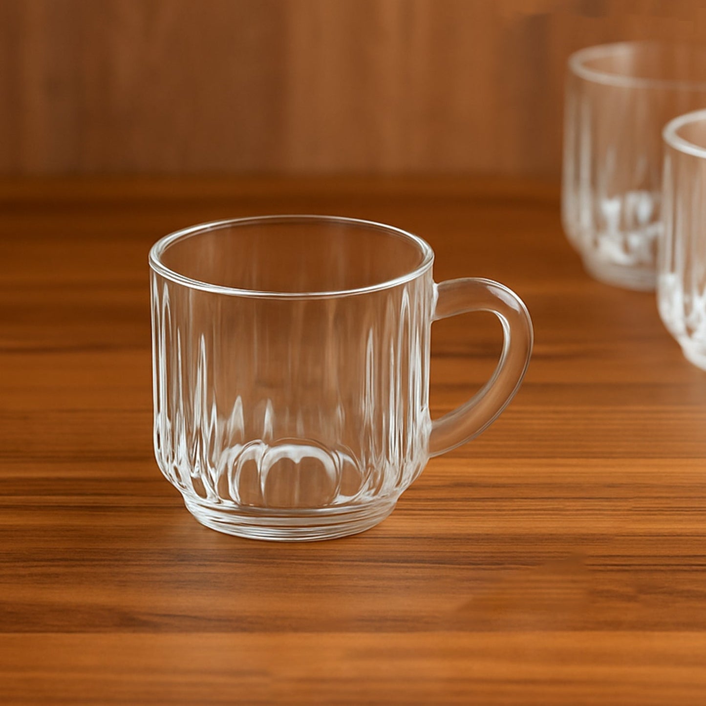 Unbreakable Transparent Plastic Tea Cups (Set of 6 Pc) Your Brand