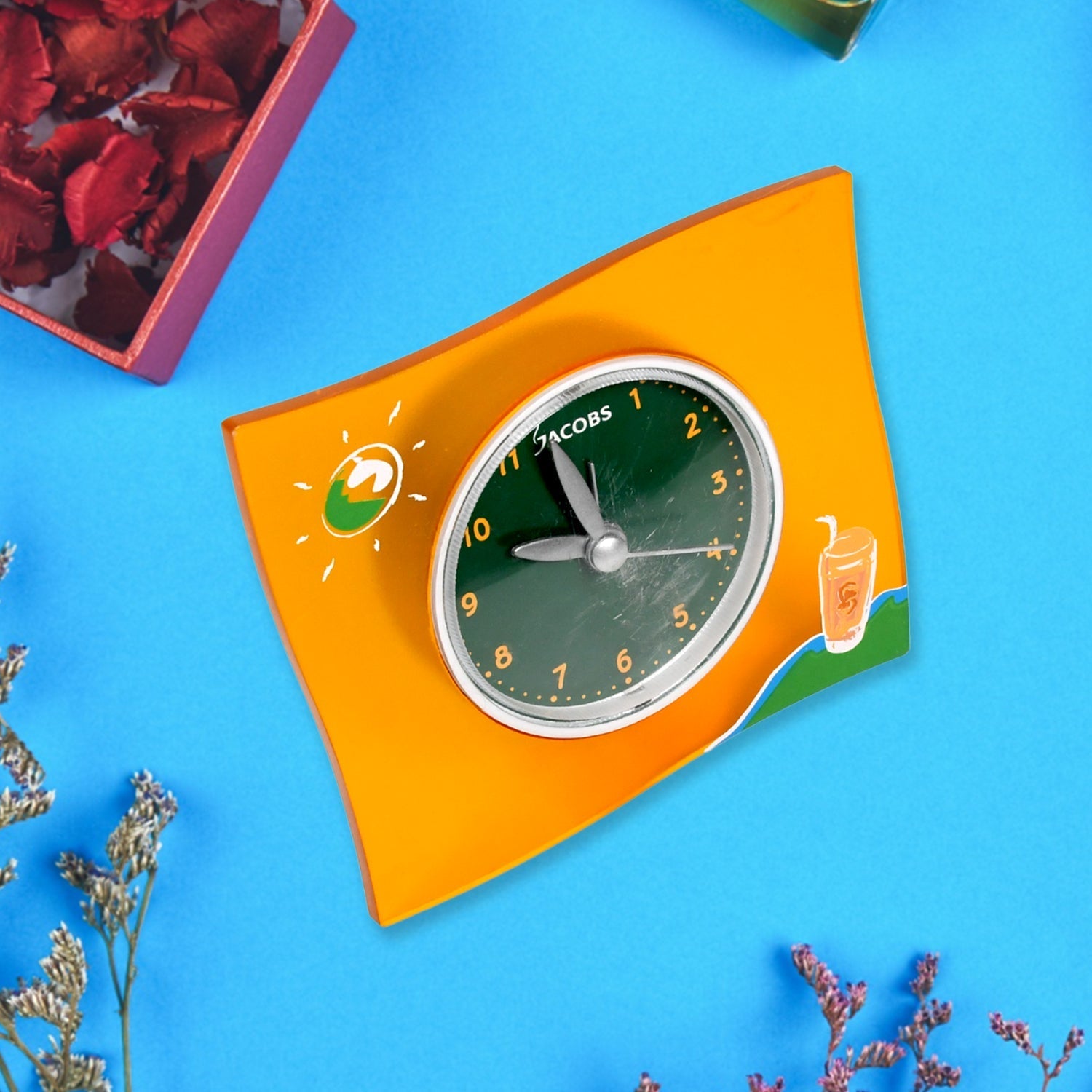 Multi-Function Desk Clock with Alarm – Elegant Design for Your Workspace Your Brand