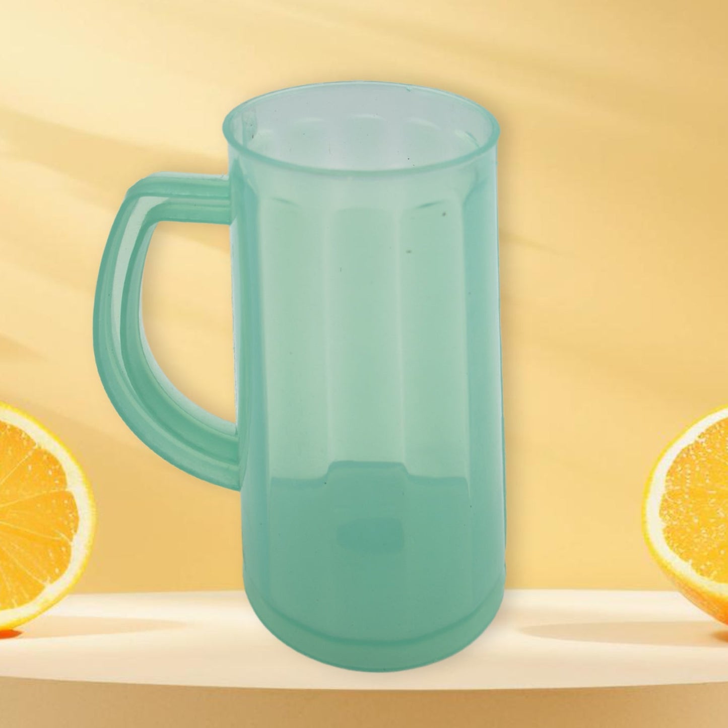 Plastic Coffee Mug With Handle Used for Drinking and Taking Coffees and Some Other Beverages in All Kinds of Places for Kitchen, Office, Home Safe(1 pc) Your Brand