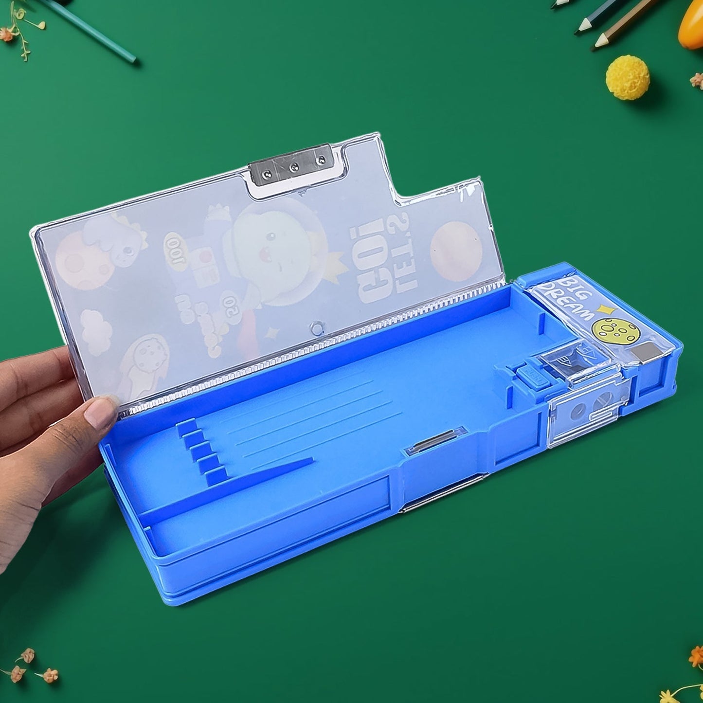 Magnetic Pencil Case With Sharpener (1 Pc) Your Brand