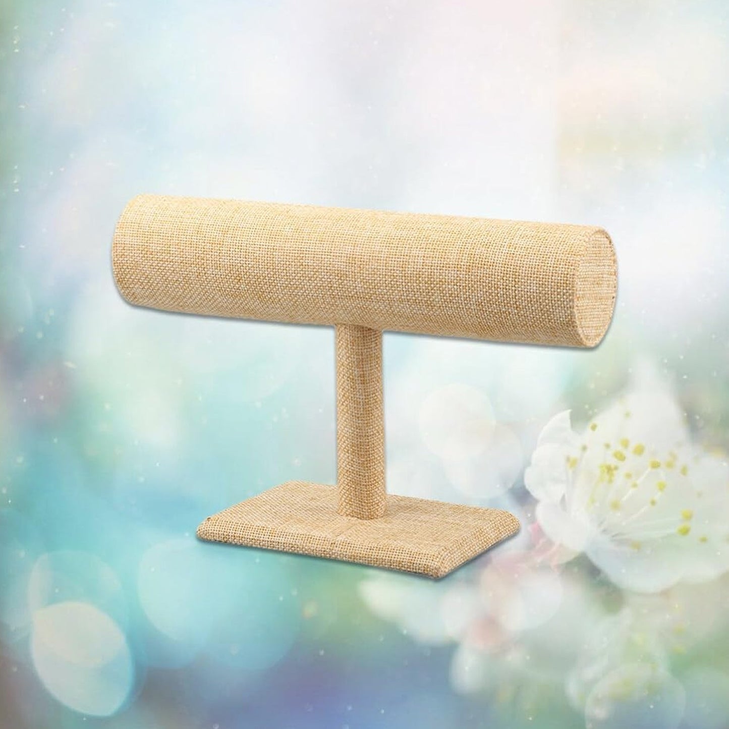Jewelry Display Rack Bracelet Display Portable Bracelet Stand Jewelry Stand Organizer T Bar Stand Dispaly Rack Jewelry Display Stand Watch T- Flower Display Stand Appendix Necklace (1 pc) Your Brand