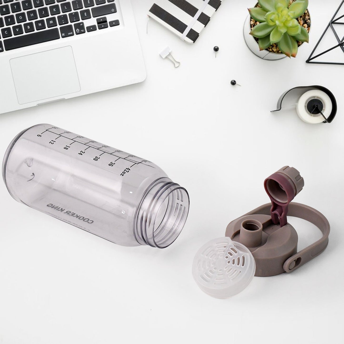 Plastic water bottle With Carry Handle (1 pc / 1200 ML) Your Brand