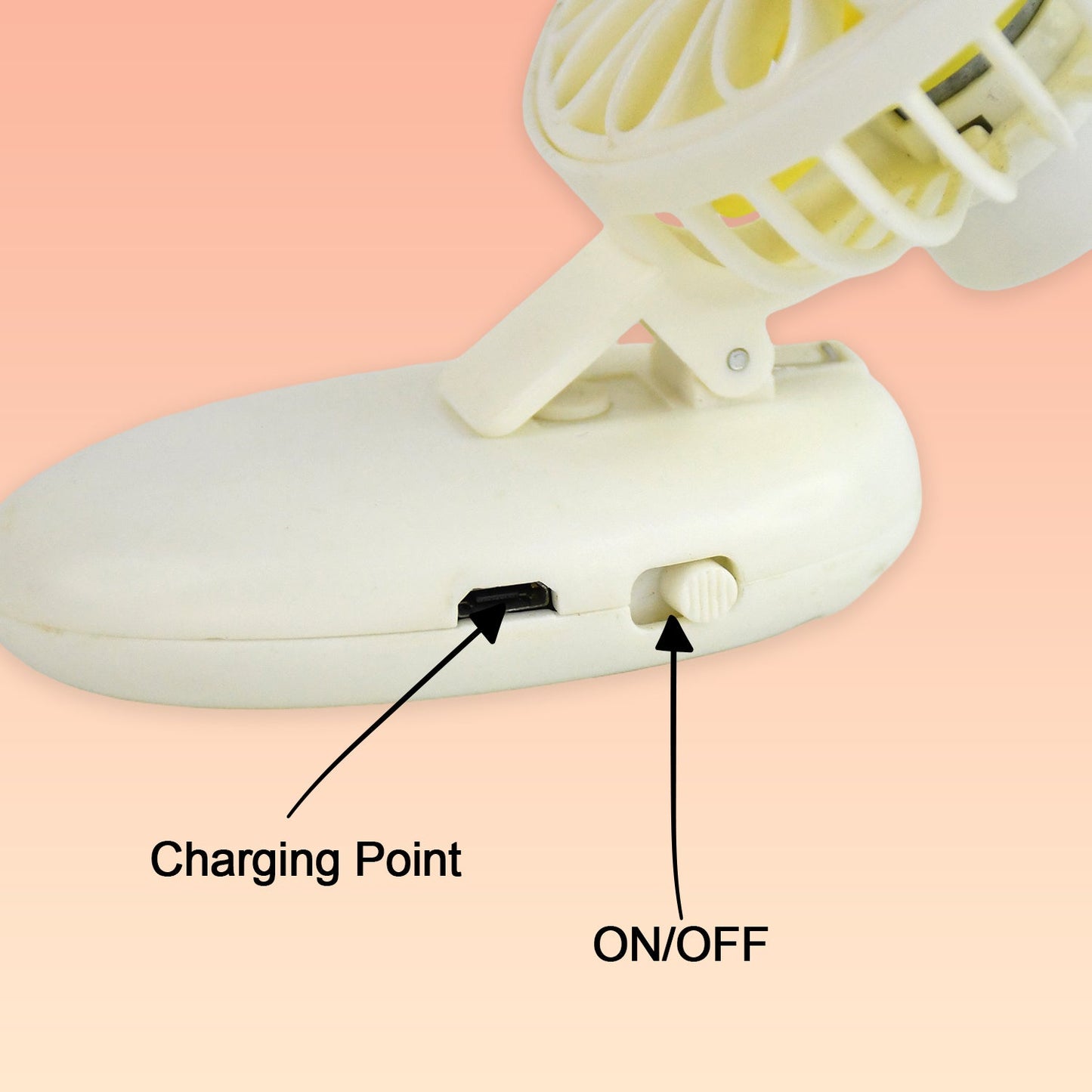 Mini USB Handheld Fan, Portable Rechargeable Mini Fan for Home, Office, Travel and Outdoor Use (1 Pc) Your Brand