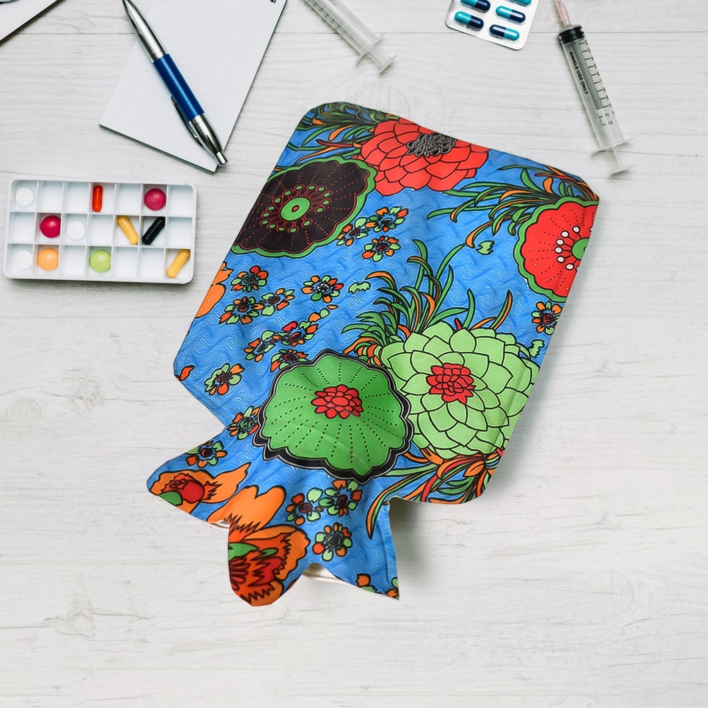 7254 Personal Care Rubber Hot Water Heating Pad Bag for Pain Relief Your Brand