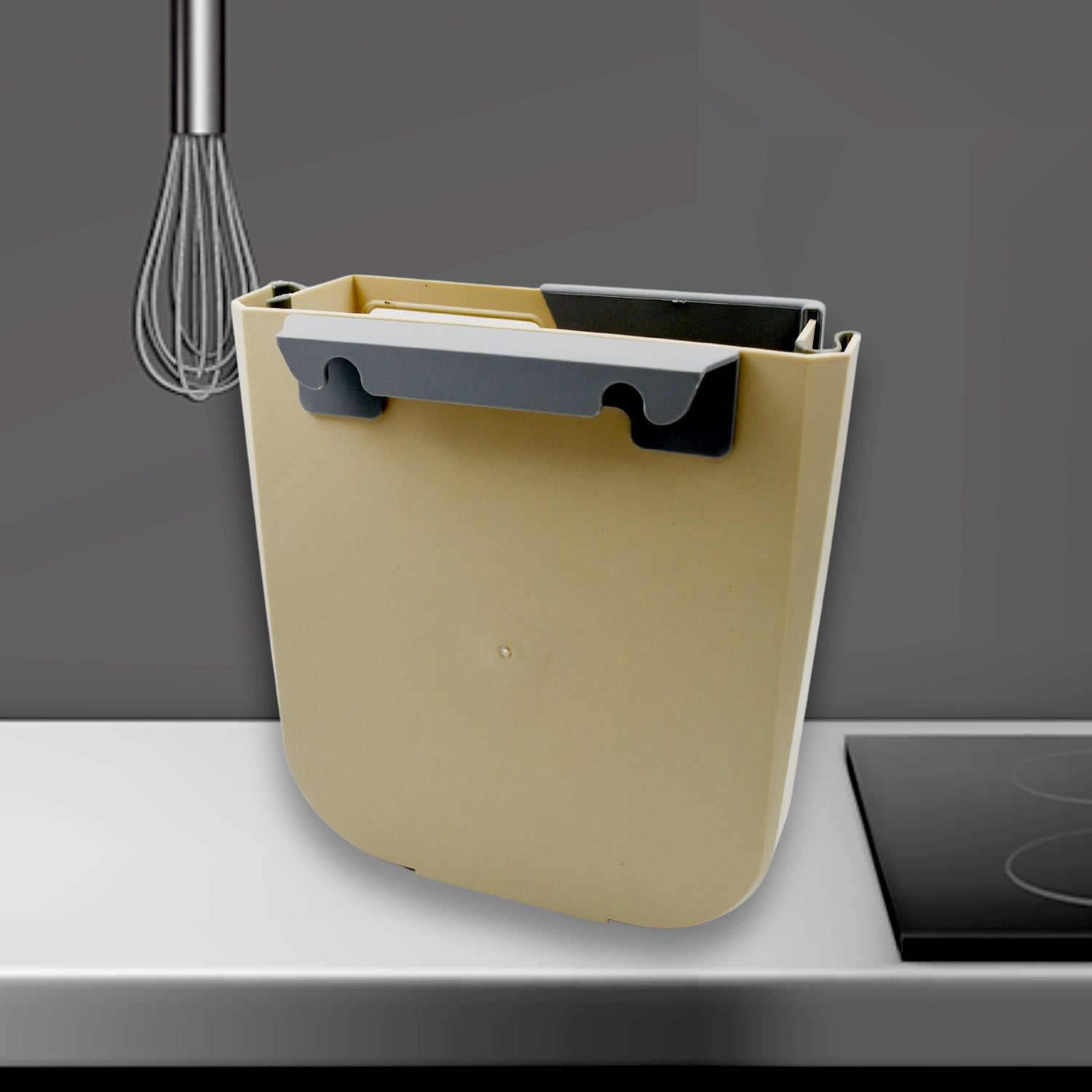 Foldable Hanging Trash Can – Space-Saving Waste Bin for Kitchen, Bathroom & Car Your Brand