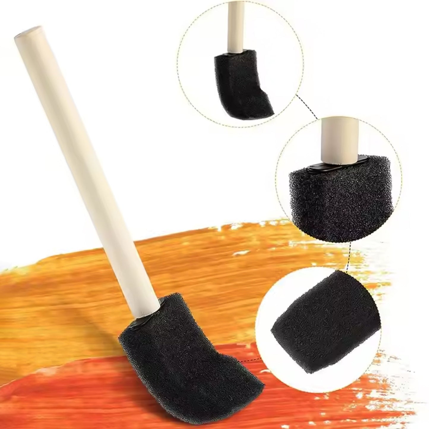 Multipurpose Sponge Brushes for Painting with Wooden Handles Your Brand