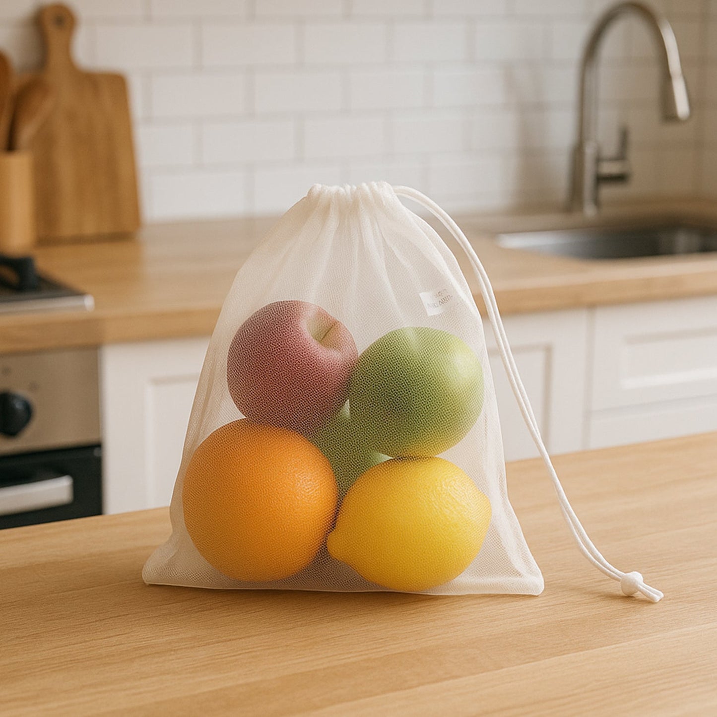 Reusable Mesh Produce Bags (2 Pc) Your Brand