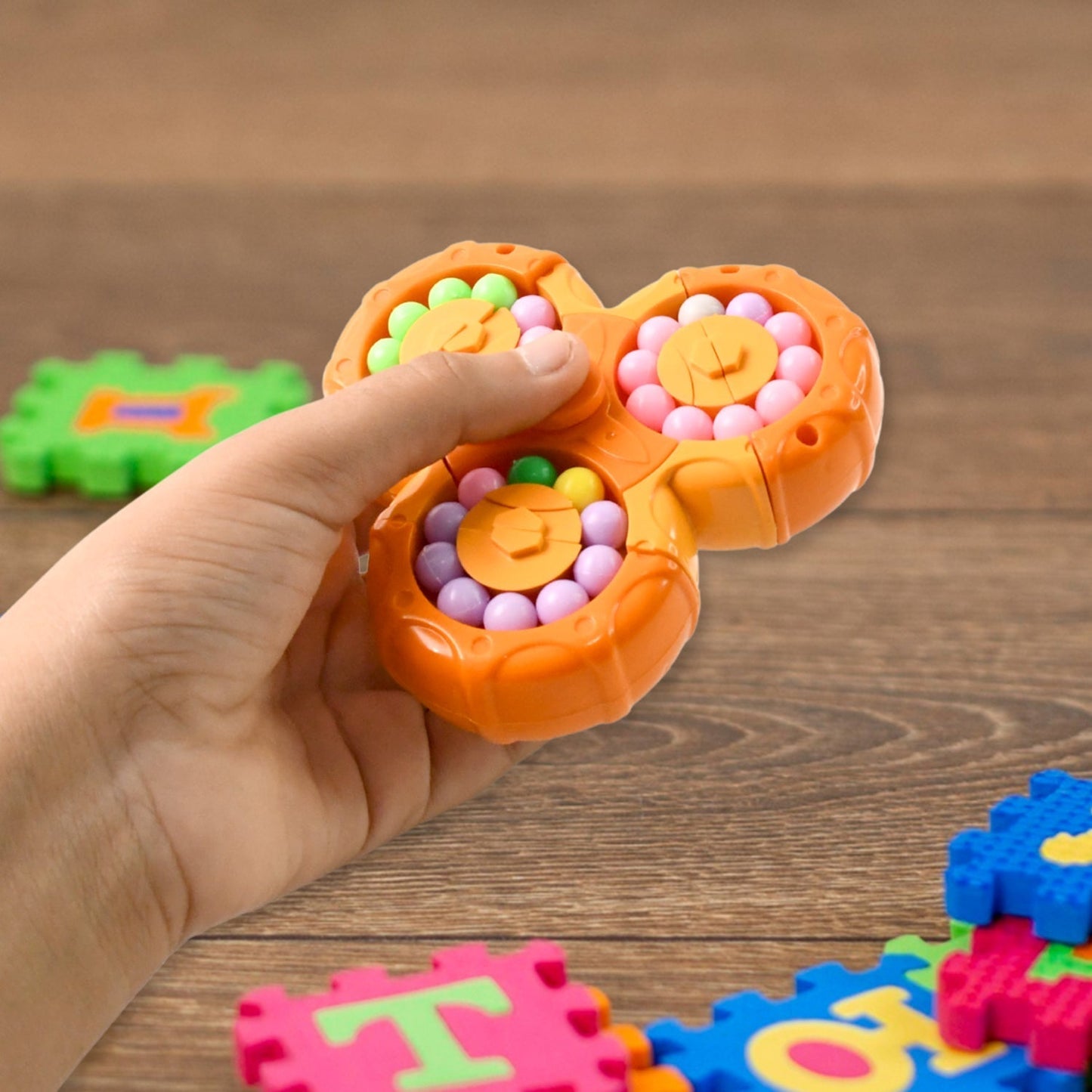 Aditi 3-in-1 Interactive Spinny Twist Puzzle Ball Toy Your Brand