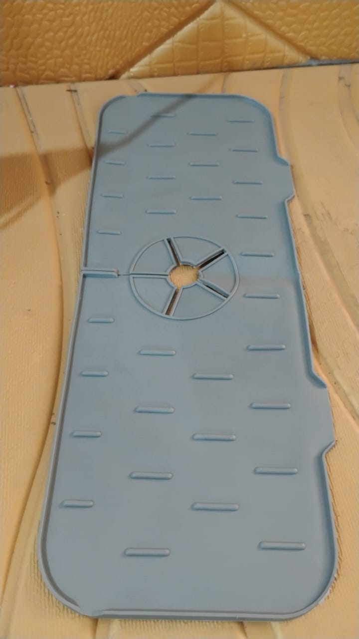 Silicone Sink Faucet Pad / Mat (1 Pc / 33x12 Cm) Your Brand