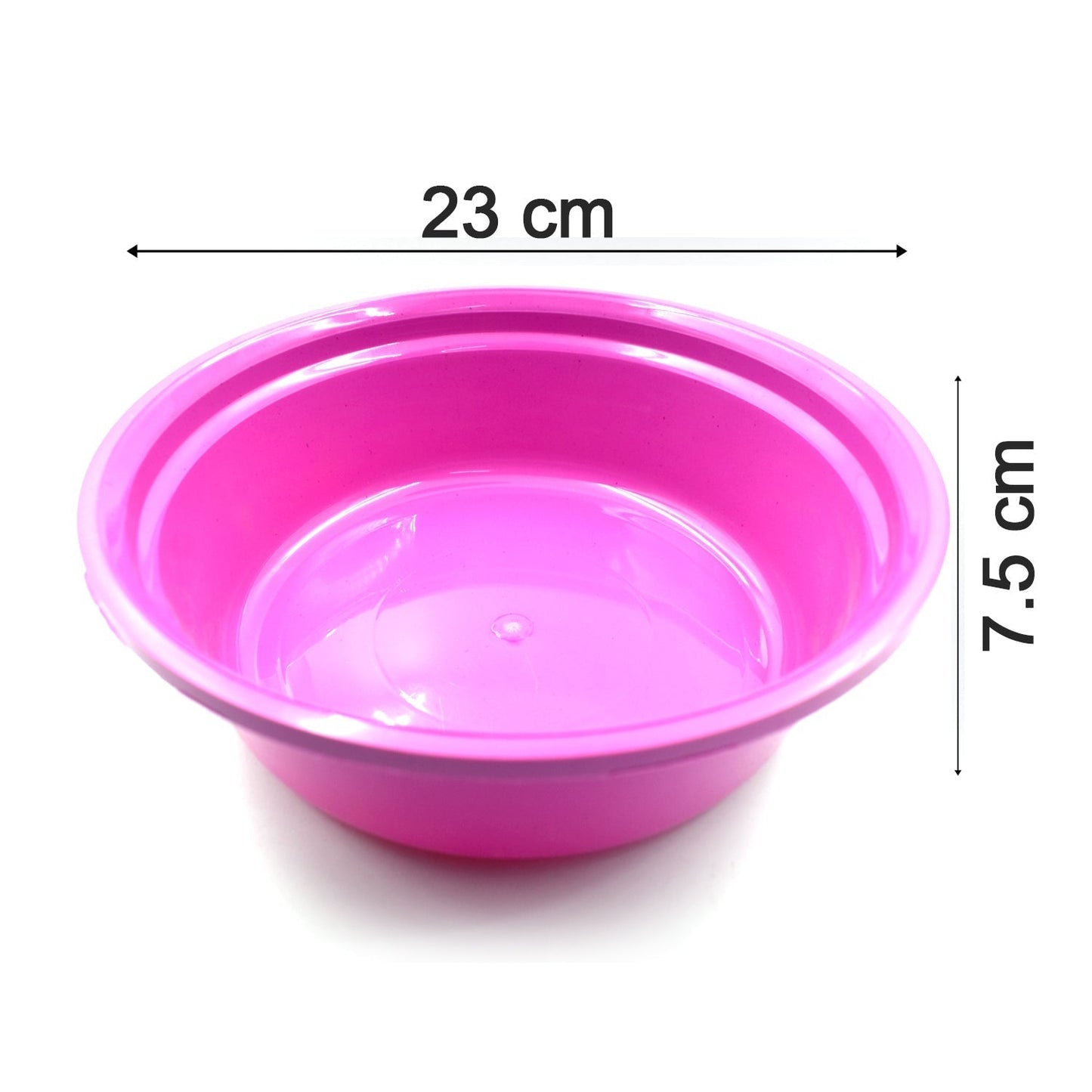 Household Storage Plastic Round Bowl / Tub / Basket / Bucket set - Pack of 3 Your Brand
