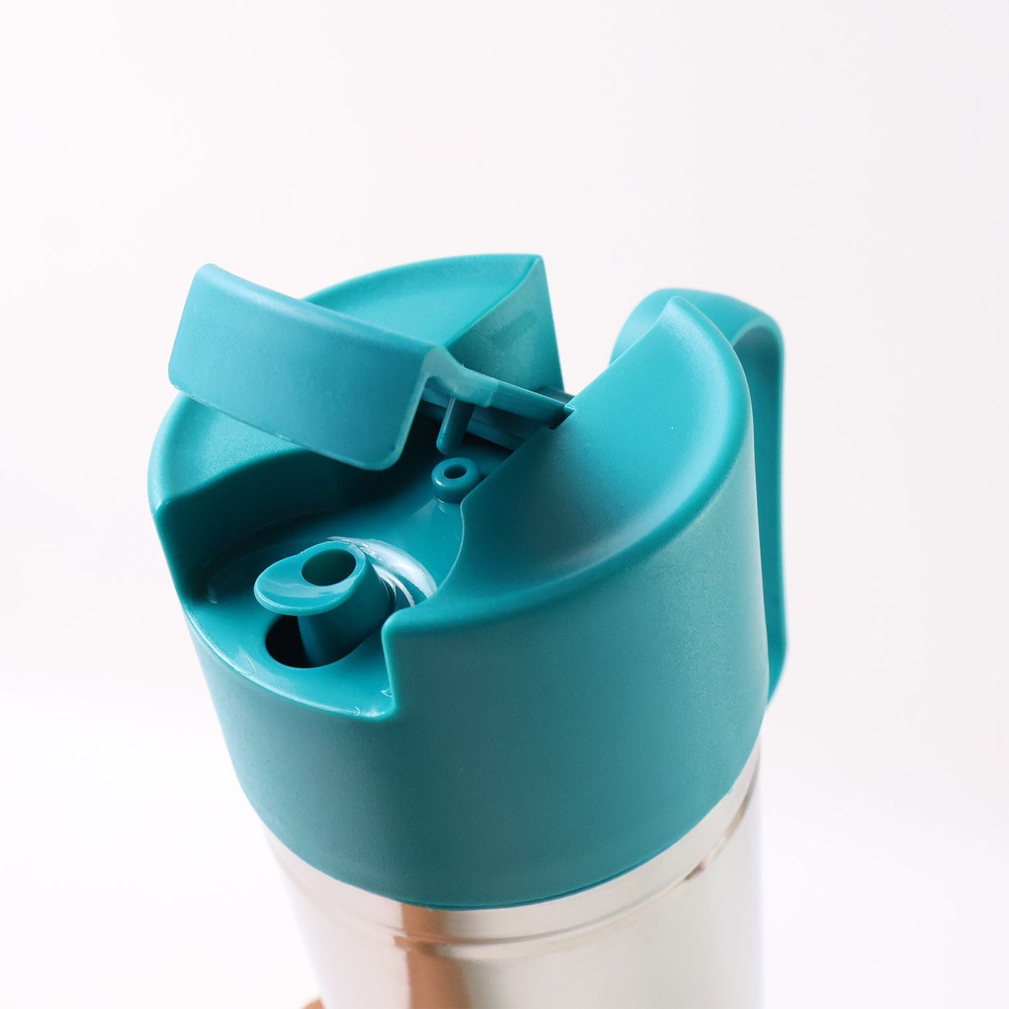 Supermom Stainless Steel Fresh Oil Pourer Bottle with Flip Lid and Handle Approx 1000ML (1 Pc) Your Brand