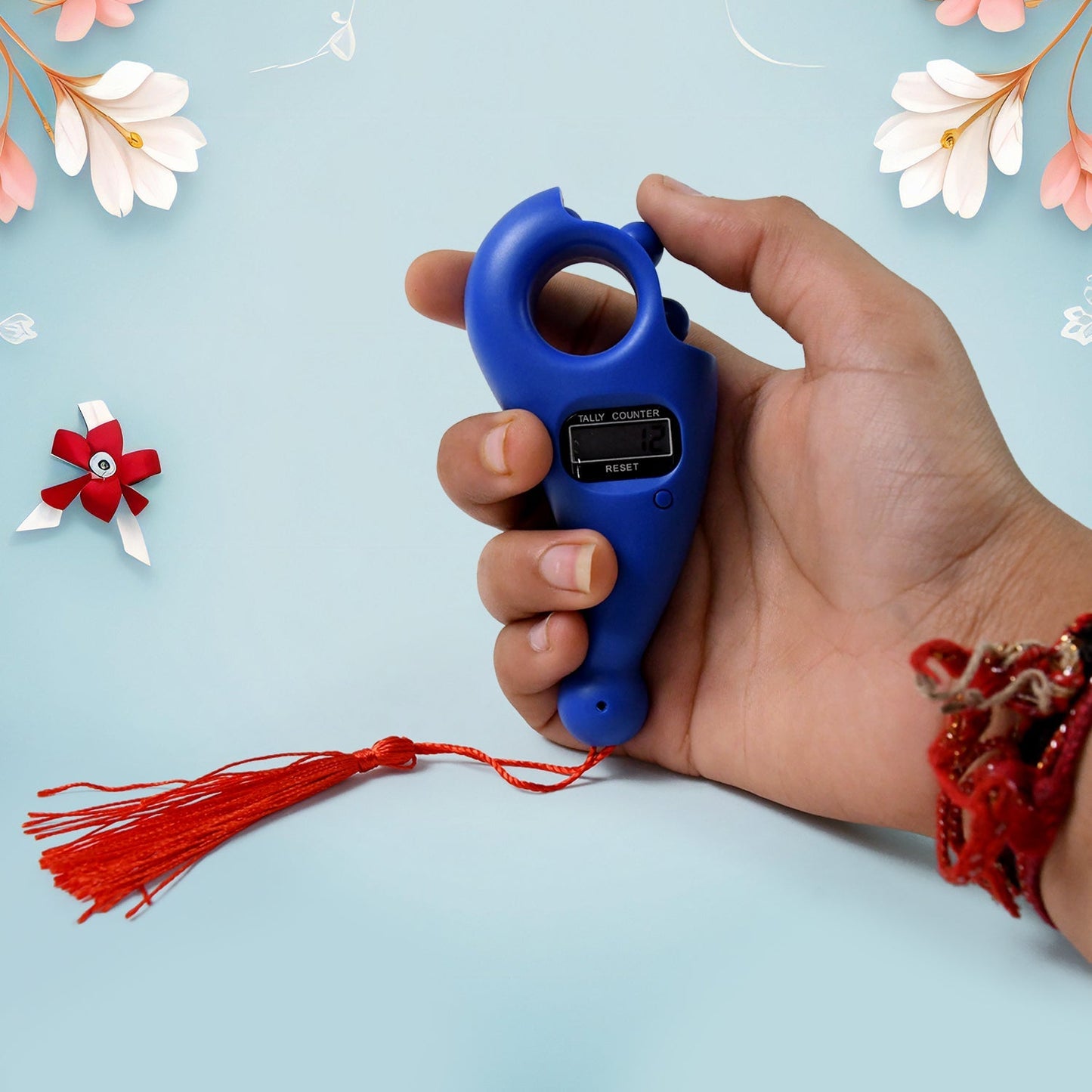 Digital Tasbih Tally Counter – Plastic Beads for Zikr/Naam Jaap Your Brand