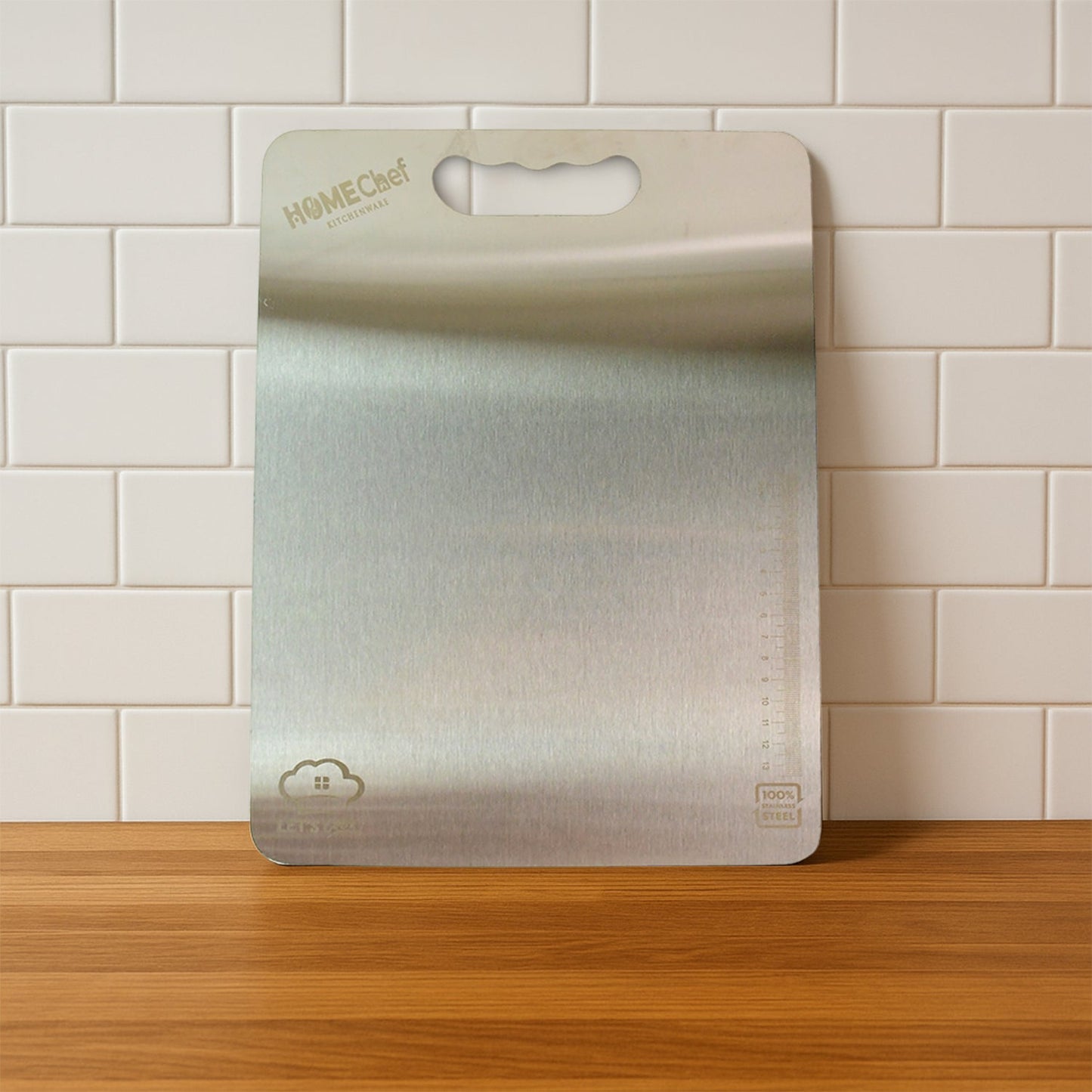 Premium Stainless Steel Cutting Board 229mm x 330mm (1 Pc) Your Brand