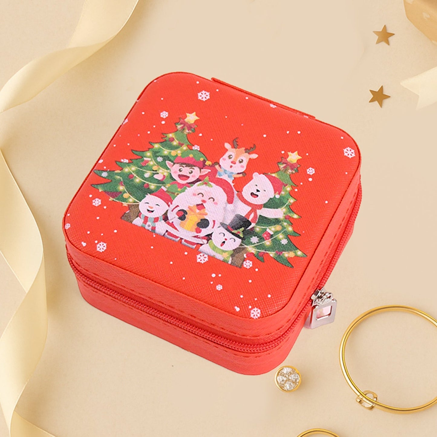 Portable Jewelry Storage Organizer Box (1 Pc) Your Brand
