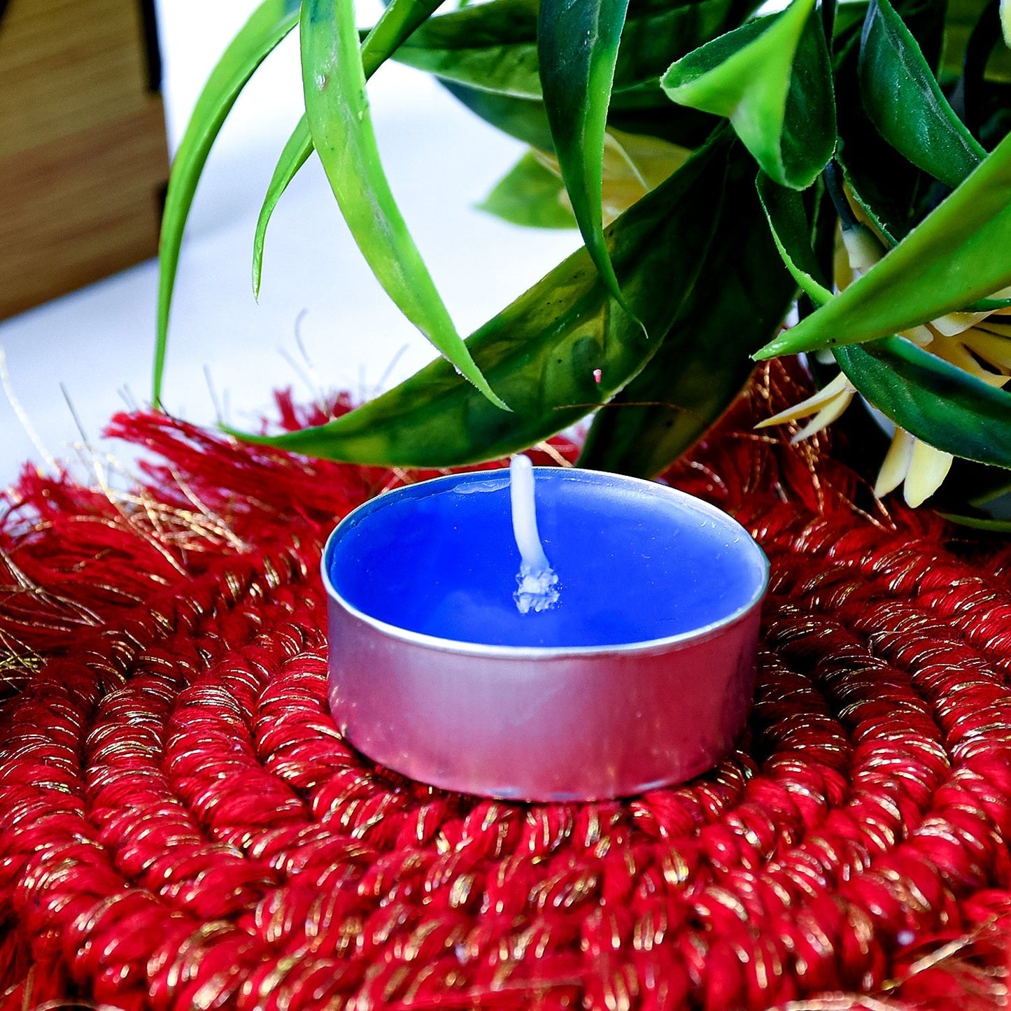Tealight Diwali Candle – Smokeless, Long-Burning, Mix Color, Diwali (1 Pc / Mix Color) Your Brand