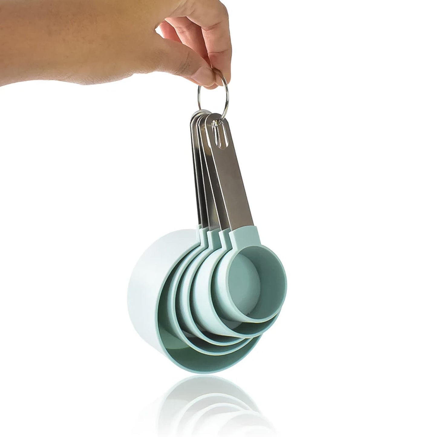 Stainless Steel and Plastics Measuring Cups (5 Pcs Set)