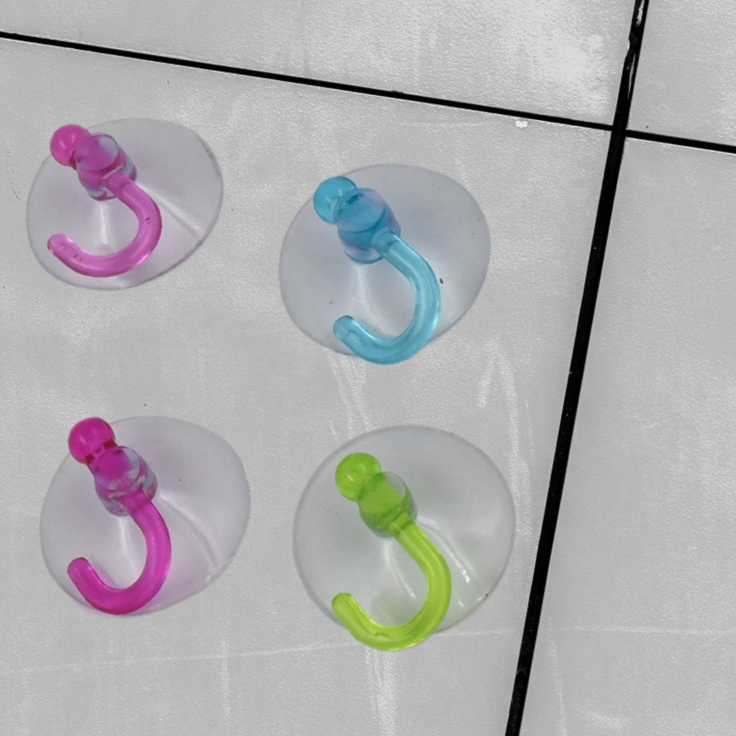 Transparent Rubber Vacuum Sucker Hooks Hanger Strong Suction Cup (12 Pc) Your Brand