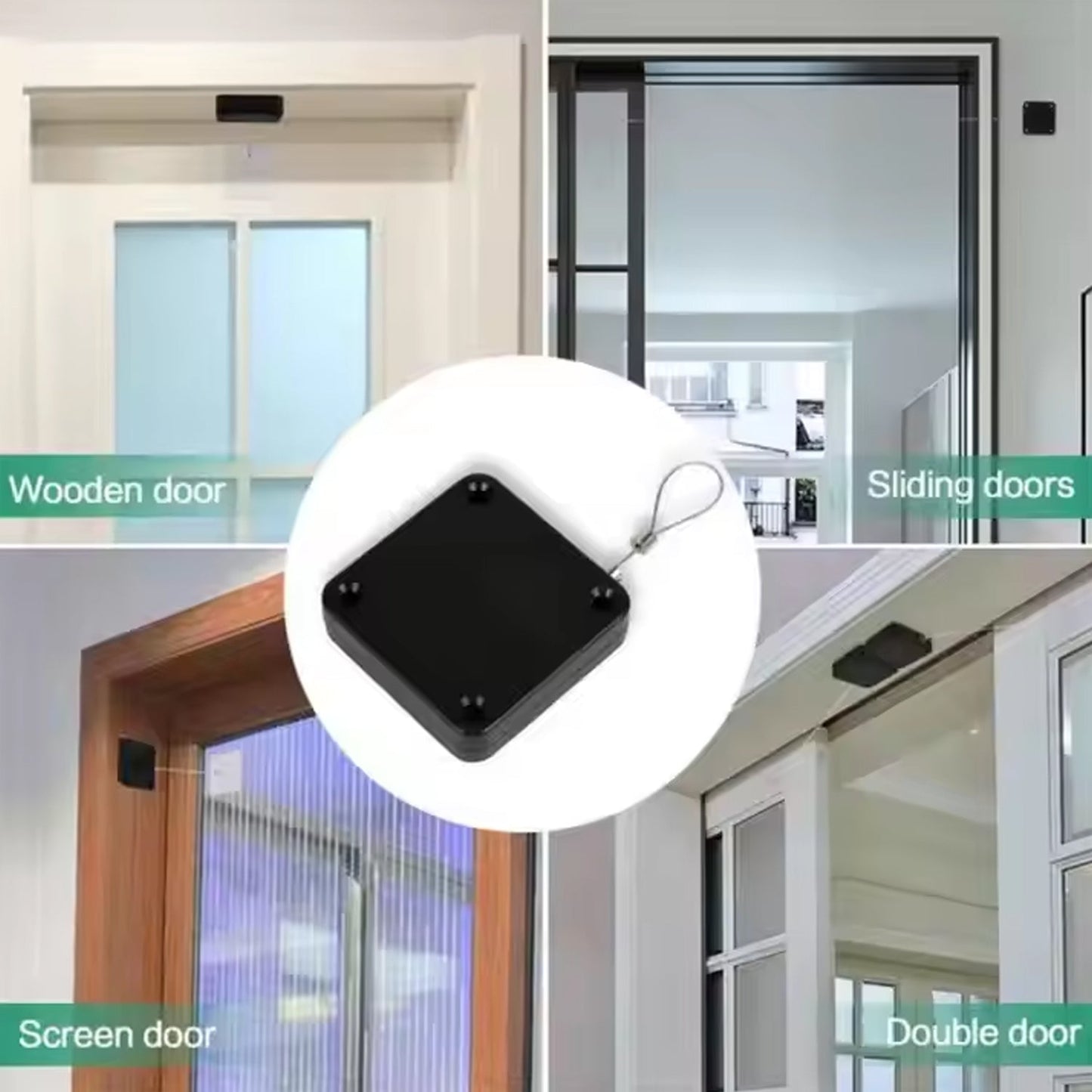 Automatic Door Closer Punch-Free Automatic Sensor Door Closer With 4 Screw Your Brand