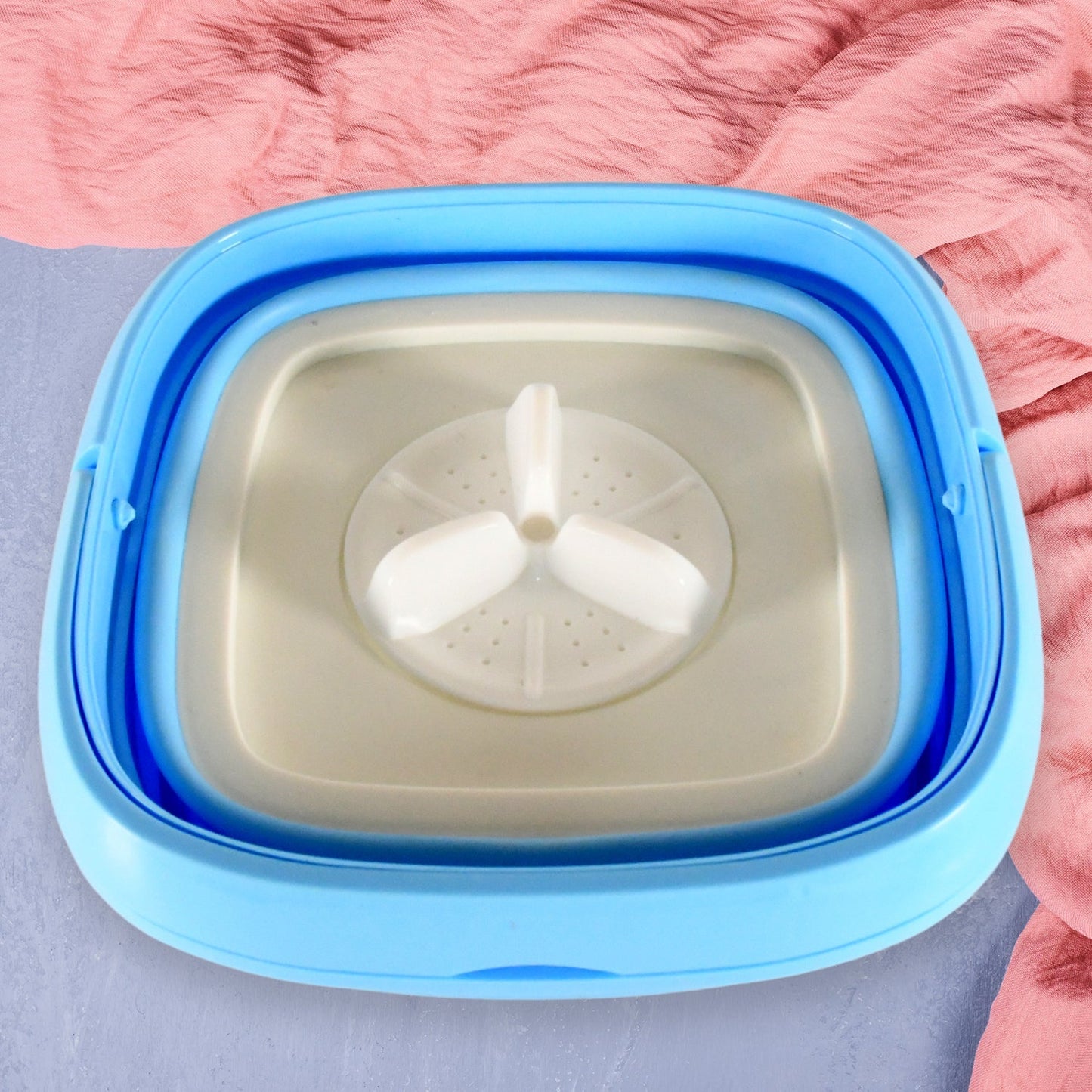 Portable Washing Machine, Mini Folding Washer and Dryer Combo, for Underwear, Socks, Baby Clothes, Travel, Camping, RV, Dorm, Apartment Your Brand