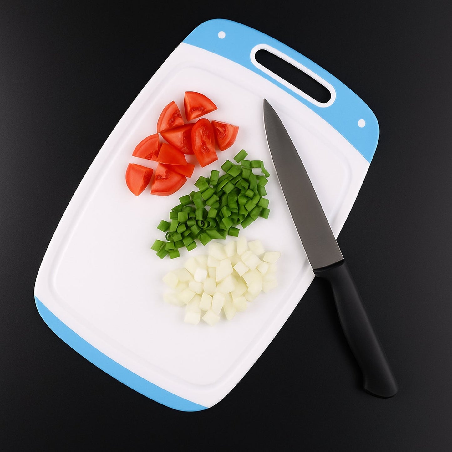Ganesh Vegetables and Fruits Cutting Chopping Board Plastic Chopper Cutter Board (1 Pc) Your Brand