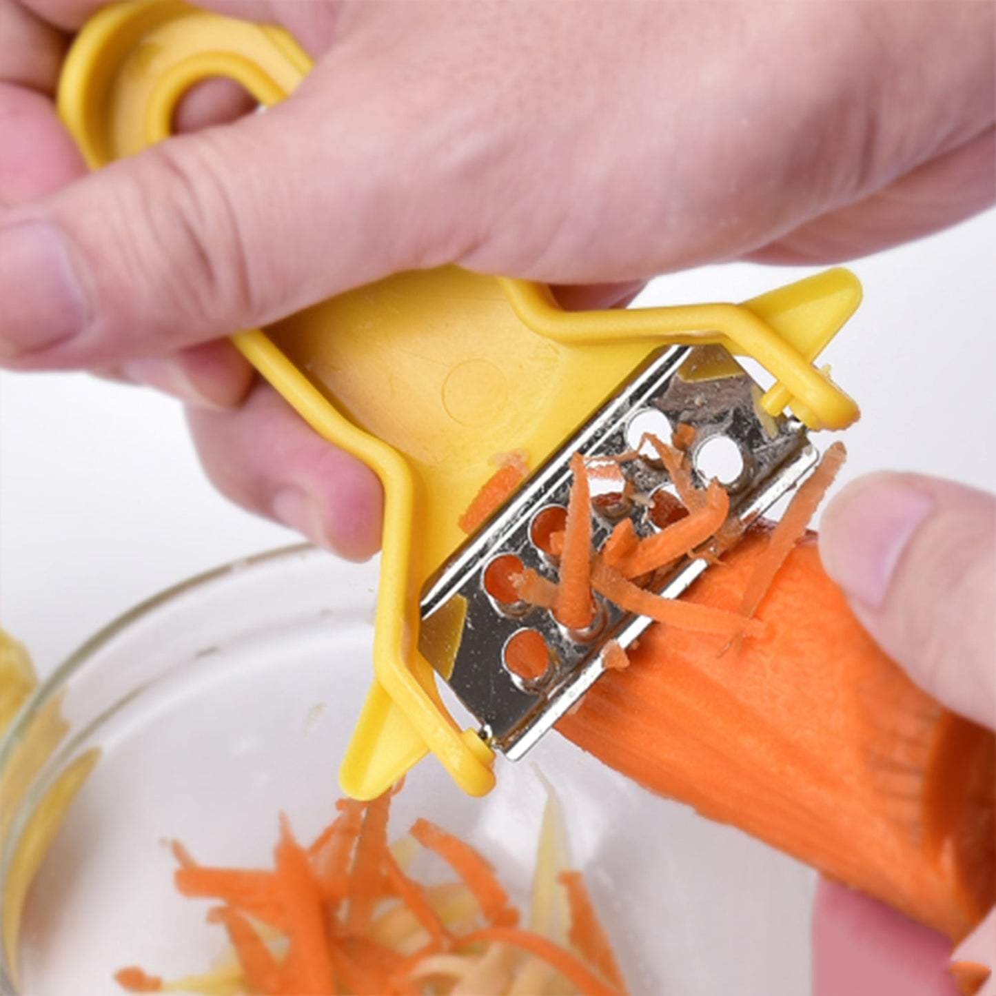 Peeler Slicers Shredders for Fruits and Vegetables, Cutter, Grater Kitchen Helper, Potato Fruits Peeler, Stainless Steel Sharp Blade with Non-Slip Handle (3 Pcs Set) Your Brand
