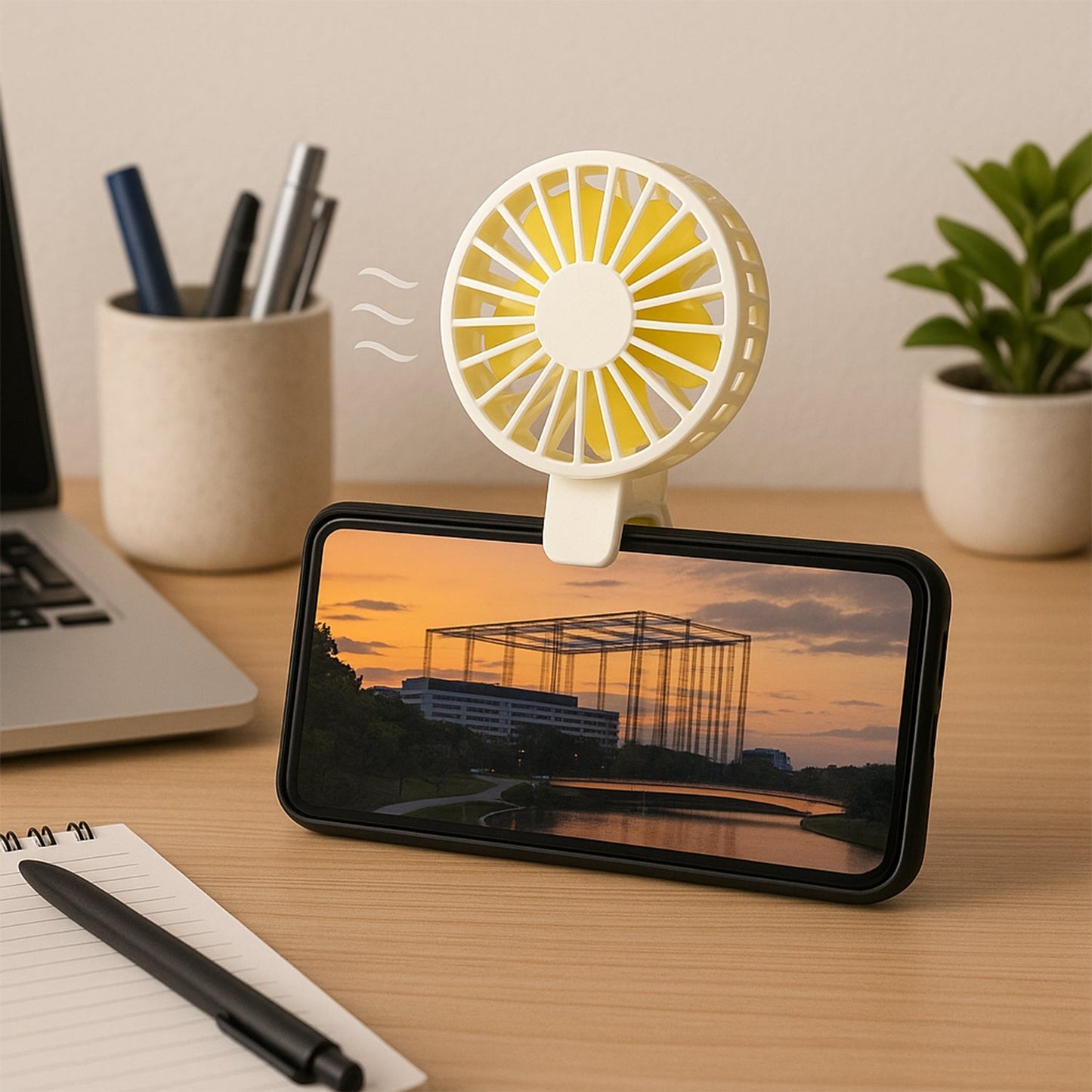 Mini USB Handheld Fan, Portable Rechargeable Mini Fan for Home, Office, Travel and Outdoor Use (1 Pc) Your Brand