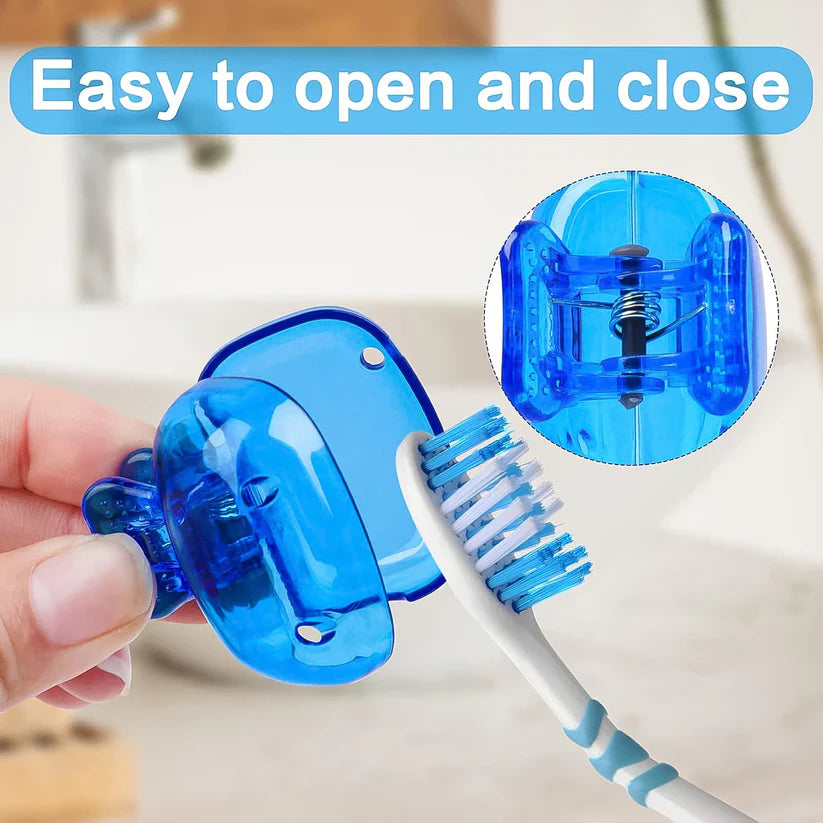 8963 Plastic Toothbrush Head Cover Cap (1 Pc)
