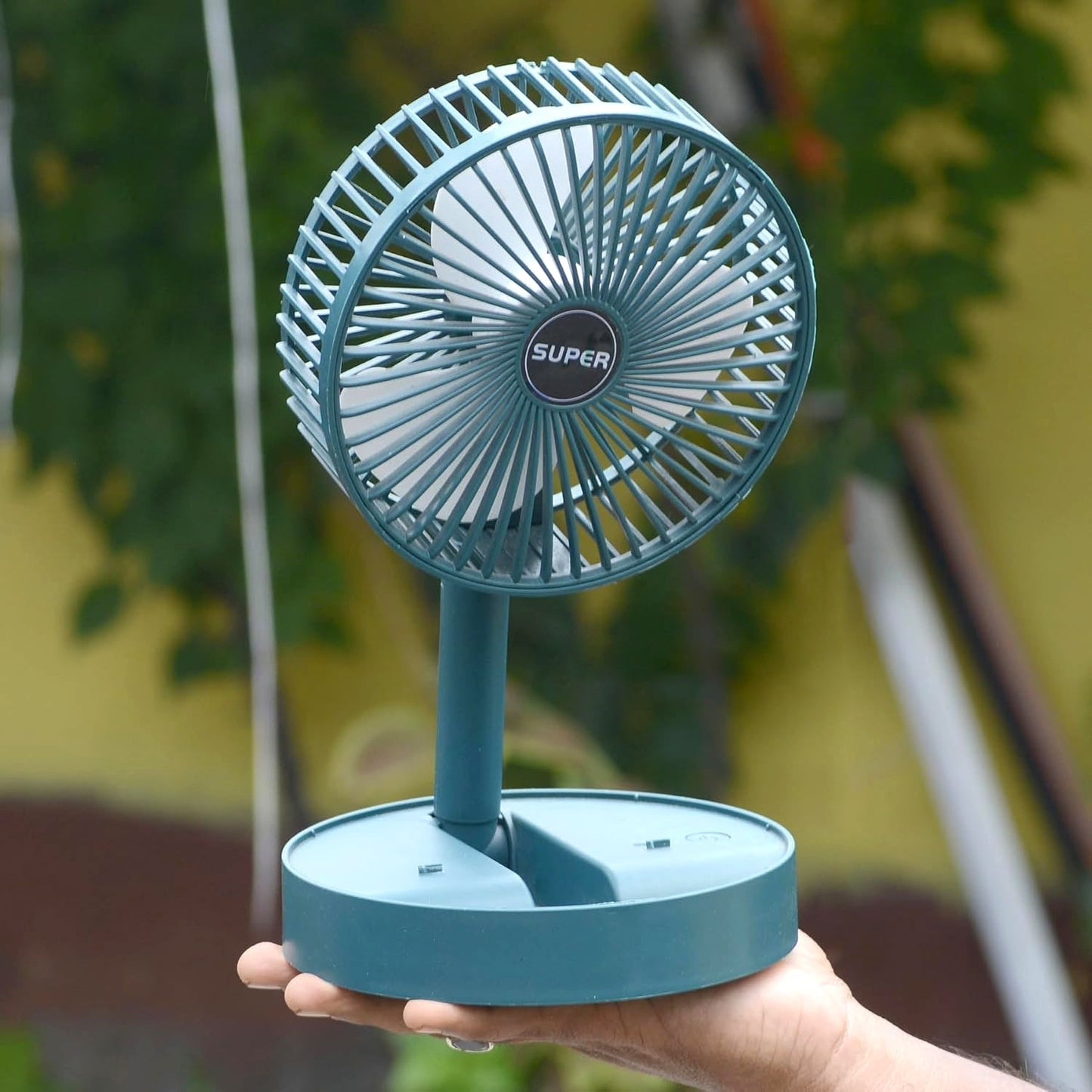Adjustable Portable Desktop Fan - Telescopic Silent Personal Cooling for Office & Travel (Battery Not Include) Your Brand